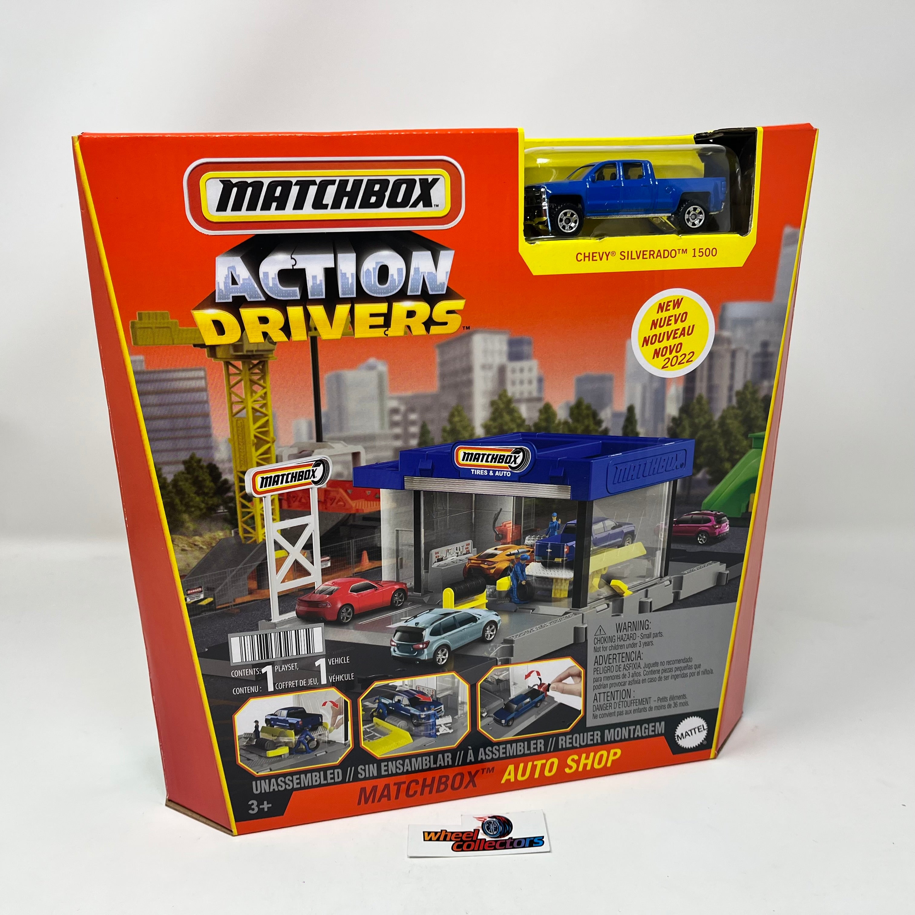 Auto Shop w/ Chevy Silverado * Matchbox Action Drivers Playset、mySite、hgirdovlk