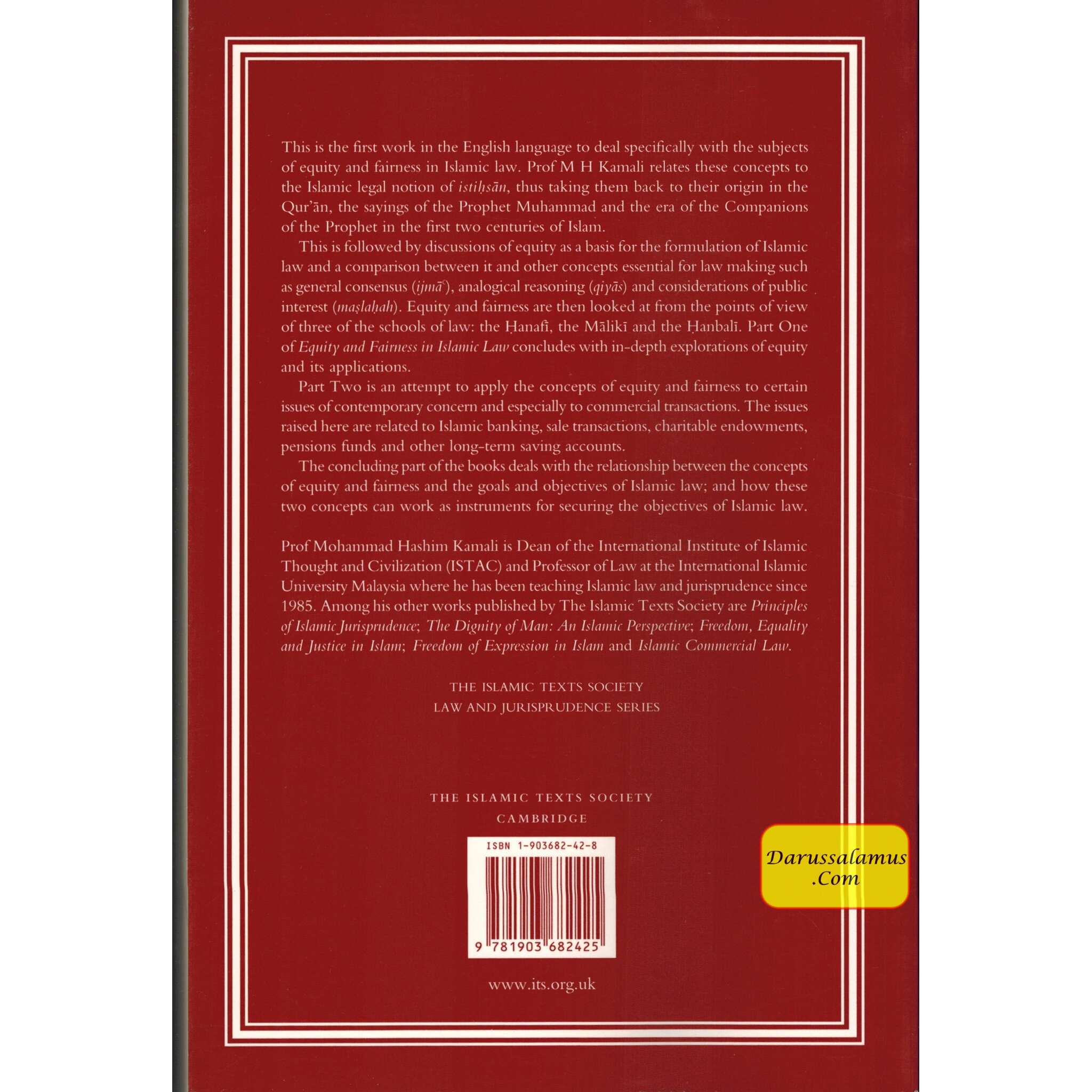 Equity and Fairness in Islam (Islamic Law and Jurisprudence series) By Prof. Mohammad Hashim Kamali、mySite、topwebapps