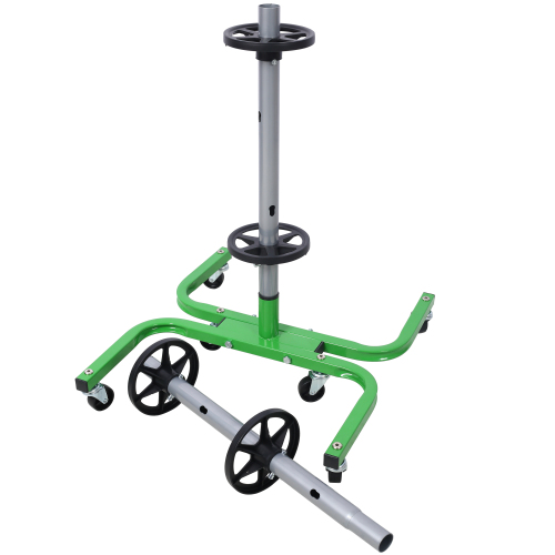 Storage Stand With Wheels 275 LBS Total Capacity Uses Six 2in Swivel Caster Wheels green color、、eastwooduniform