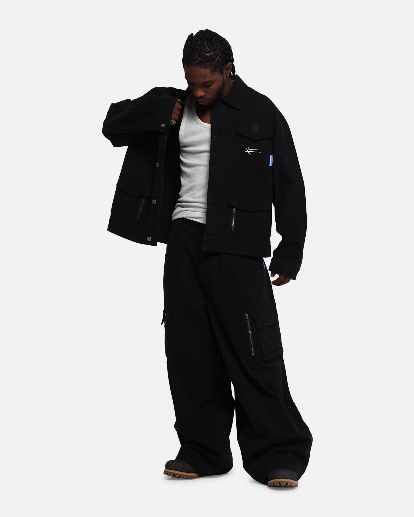 Loiter Combat Cargo Pants Washed Black、mySite、zt4zffjzw