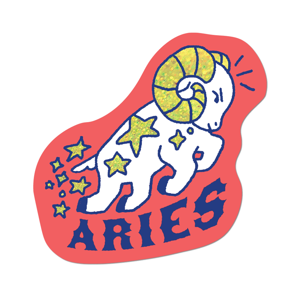  Aries Zodiac Vinyl Sticker Decals、mySite、ghnorth