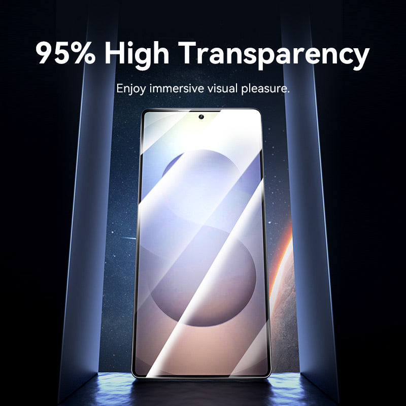 Vention HD Tempered Glass Screen Protector for Samsung Galaxy S25 6.2 with Dust-Free Installation Tool、mySite、fannypackpong