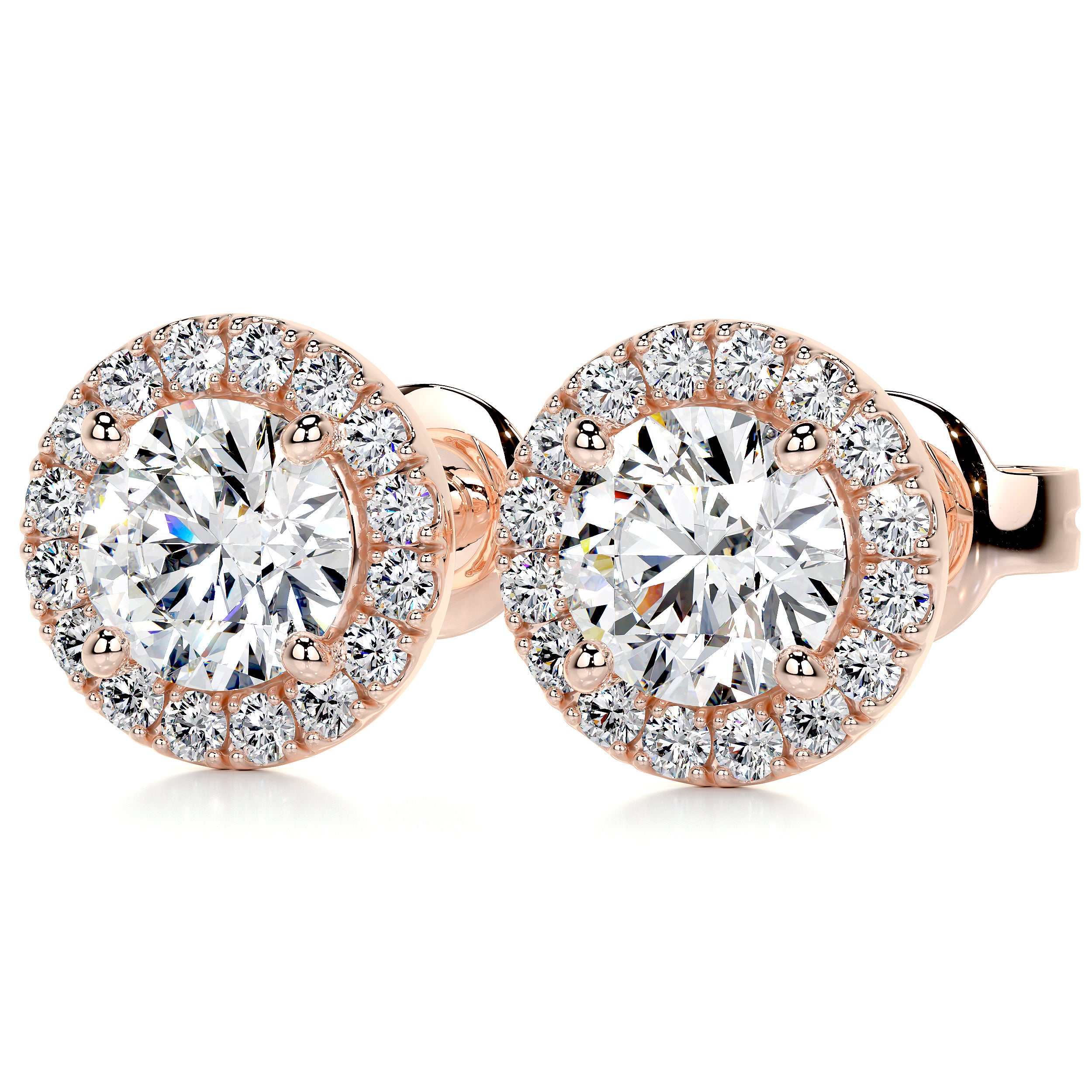 Erica Lab Grown Diamond Earrings -14K Rose Gold、mySite、hinf8tx79