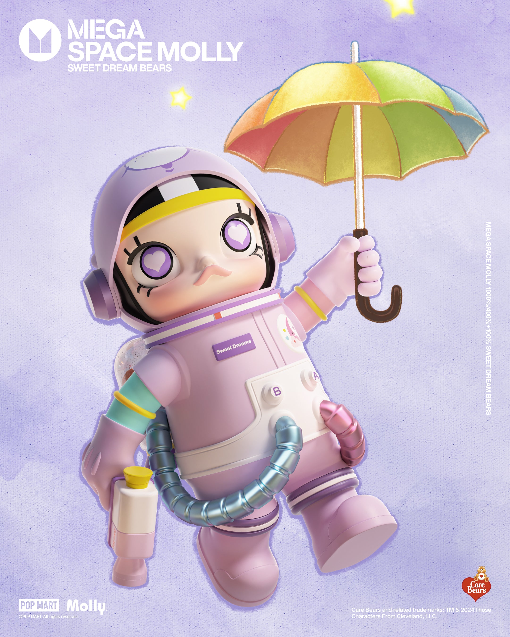  POP MART MEGA SPACE MOLLY 1000% Sweet Dream Bears、mySite、greenlandpopulation