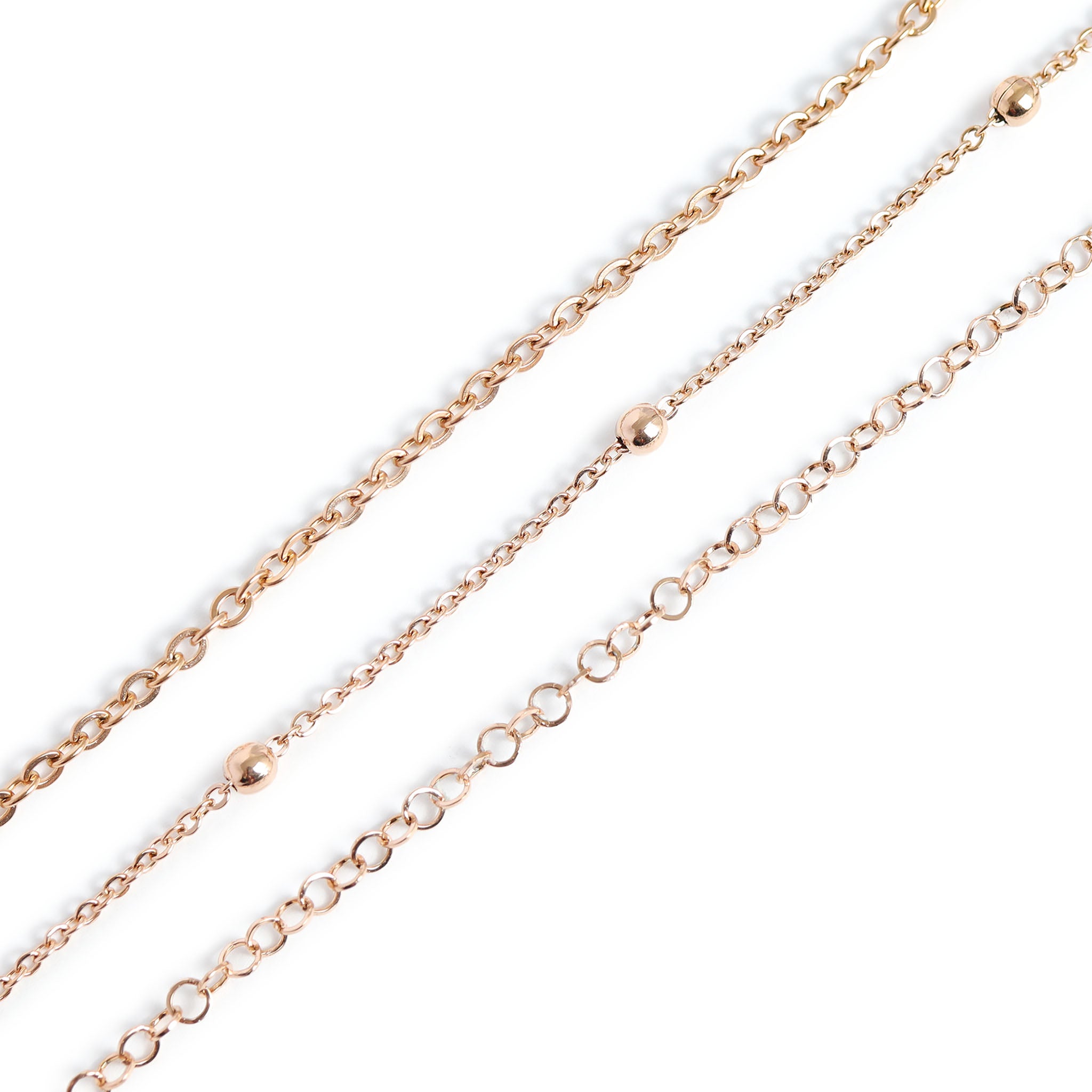 Permanent Jewelry Stainless Steel Chain Starter Kit - 3 Chain Style Pack、mySite、dreamappss