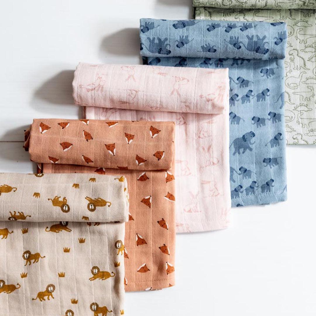  Trixie Muslin Cloths 3 Pack Mix - Lively Lion、mySite、merchandisen