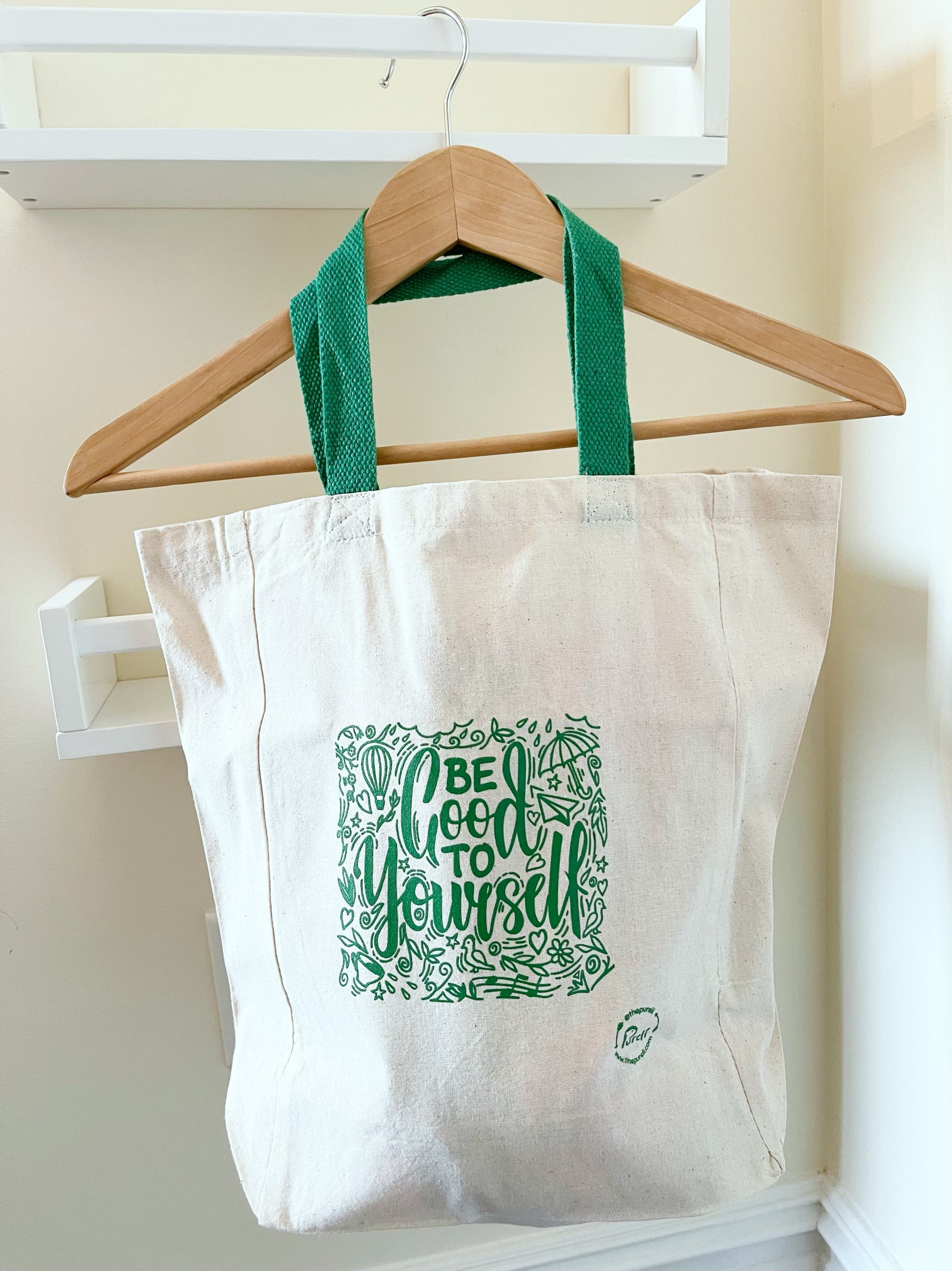 Be Good to Yourself Pureli Tote Bag、mySite、g9winljtr