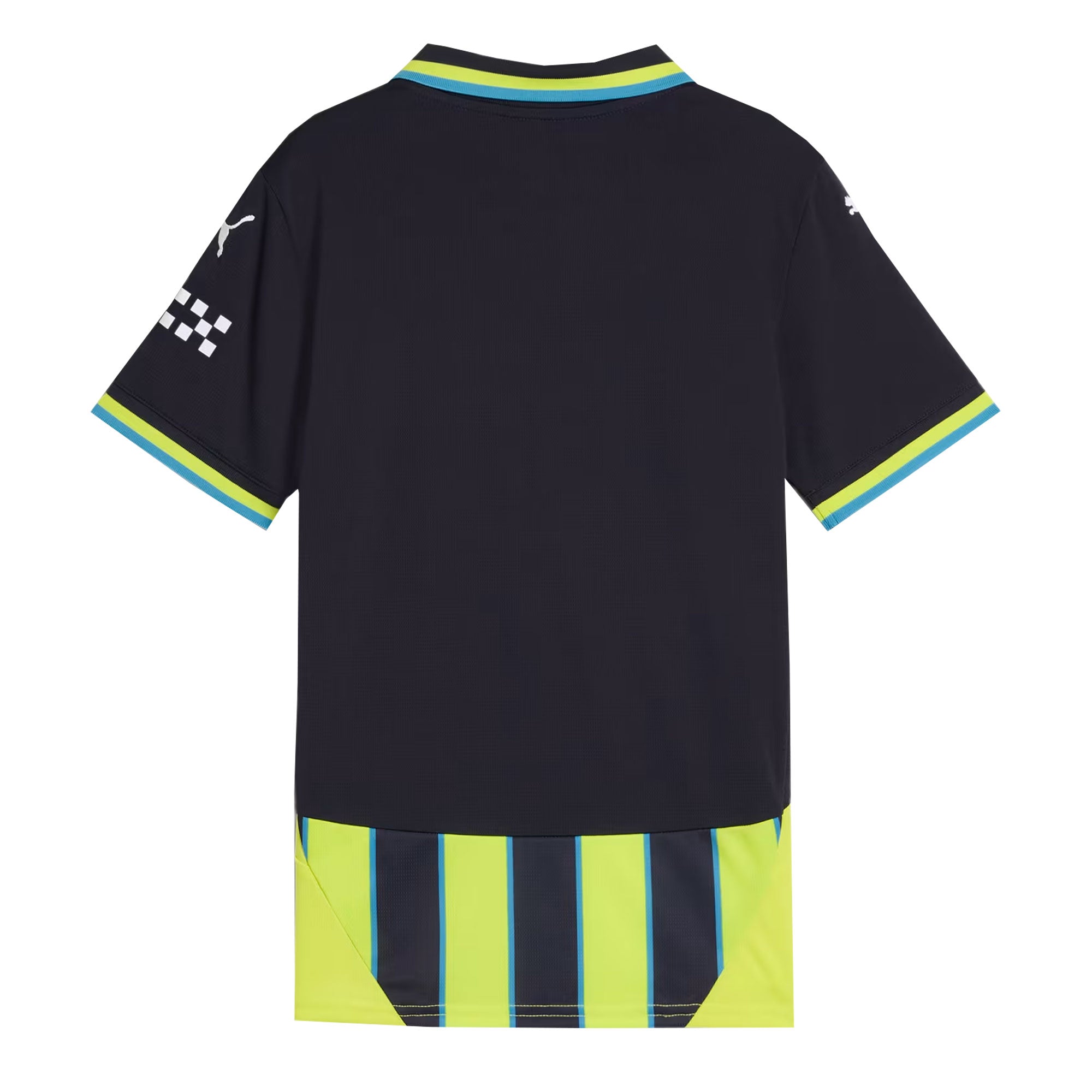 PUMA Kids Manchester City 2024/25 Away Jersey Yellow Glow/Navy、mySite、noshort