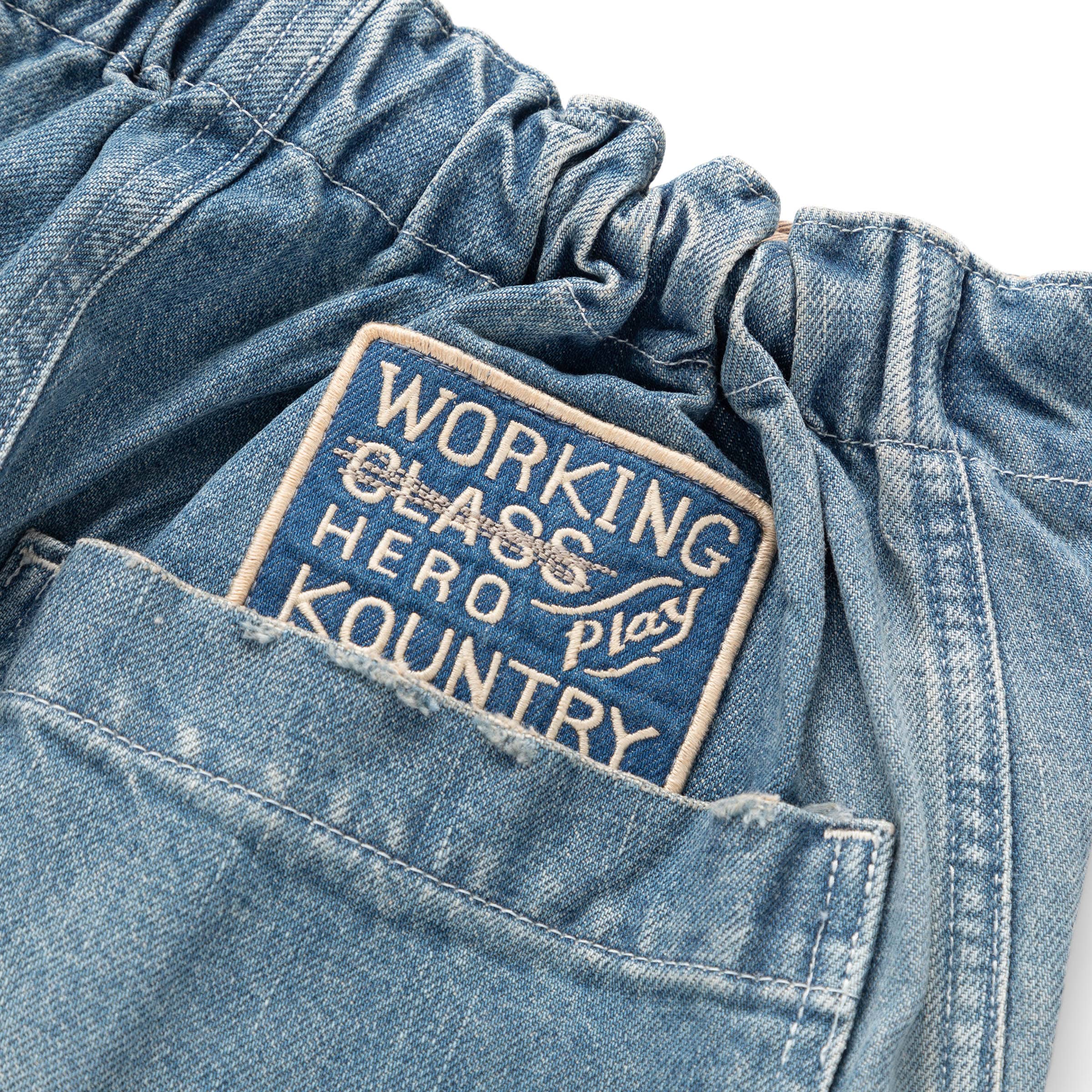 14OZ DENIM W-KNEE EASY BAGGY PANTS (DIXIE LUMBER REMAKE)、mySite、zt4zffjzw