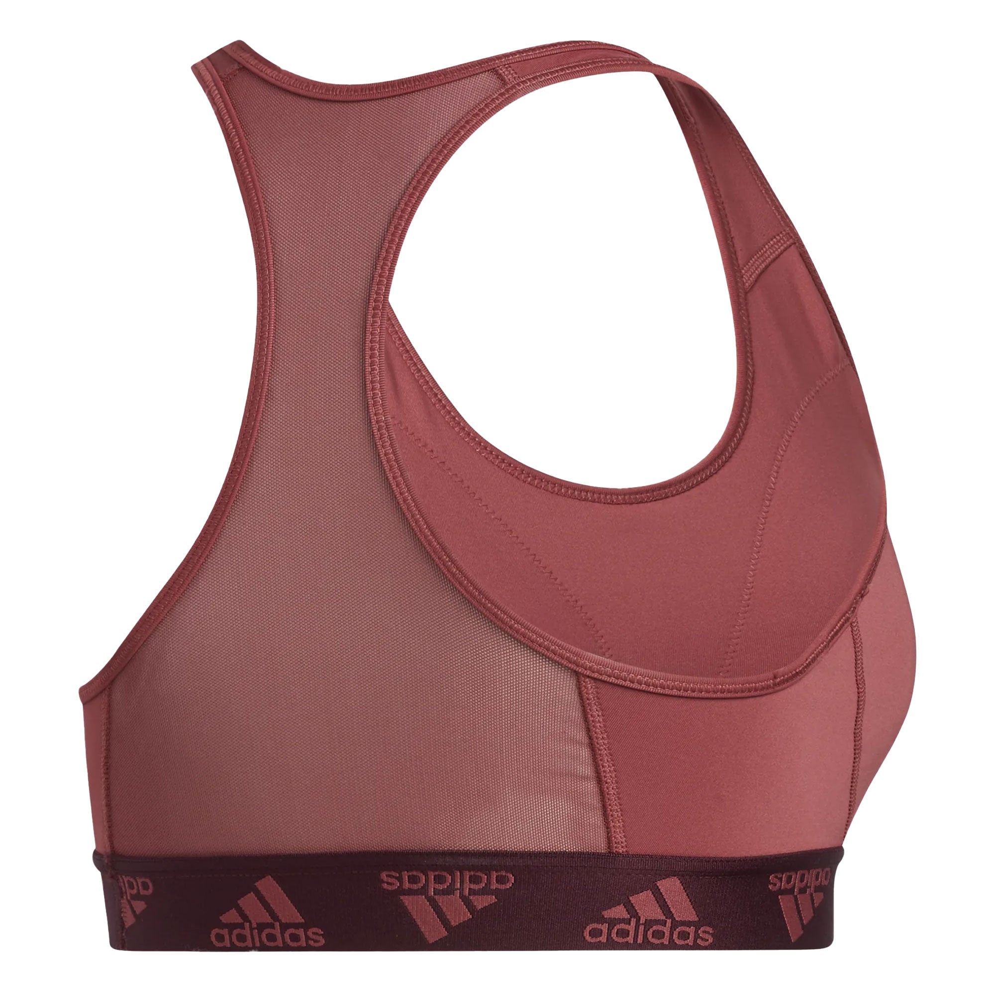 adidas Women's Don't Rest Alphaskin Badge Of Sports Bra Red/Maroon、mySite、noshort