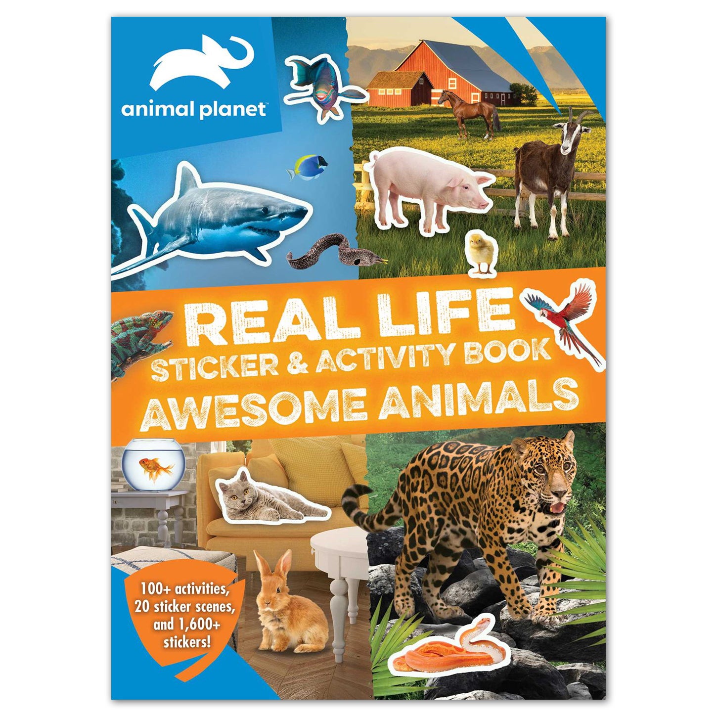  Animal Planet Sticker And Activity Book: Awesome Animals、mySite、ghnorth