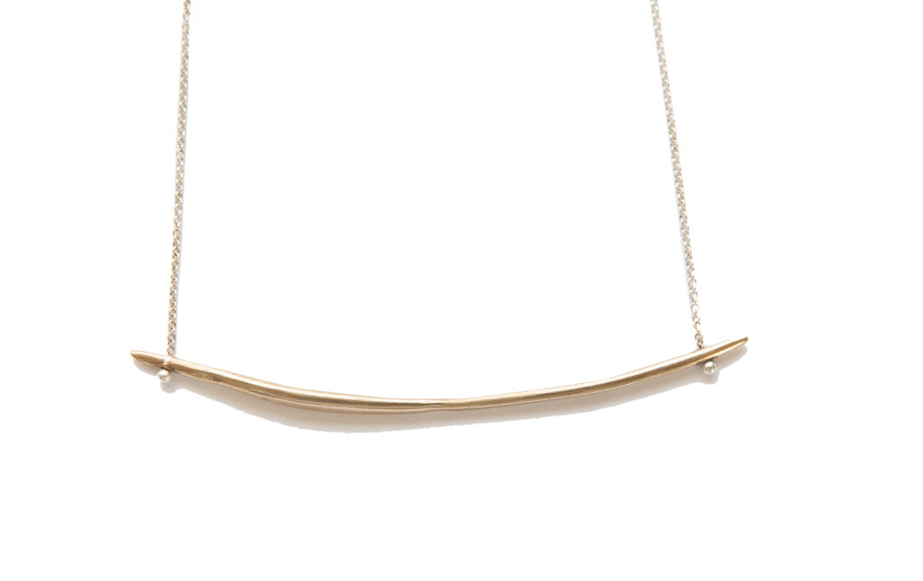 Uni Jewelry Whisper Bar Necklace、mySite、noshort