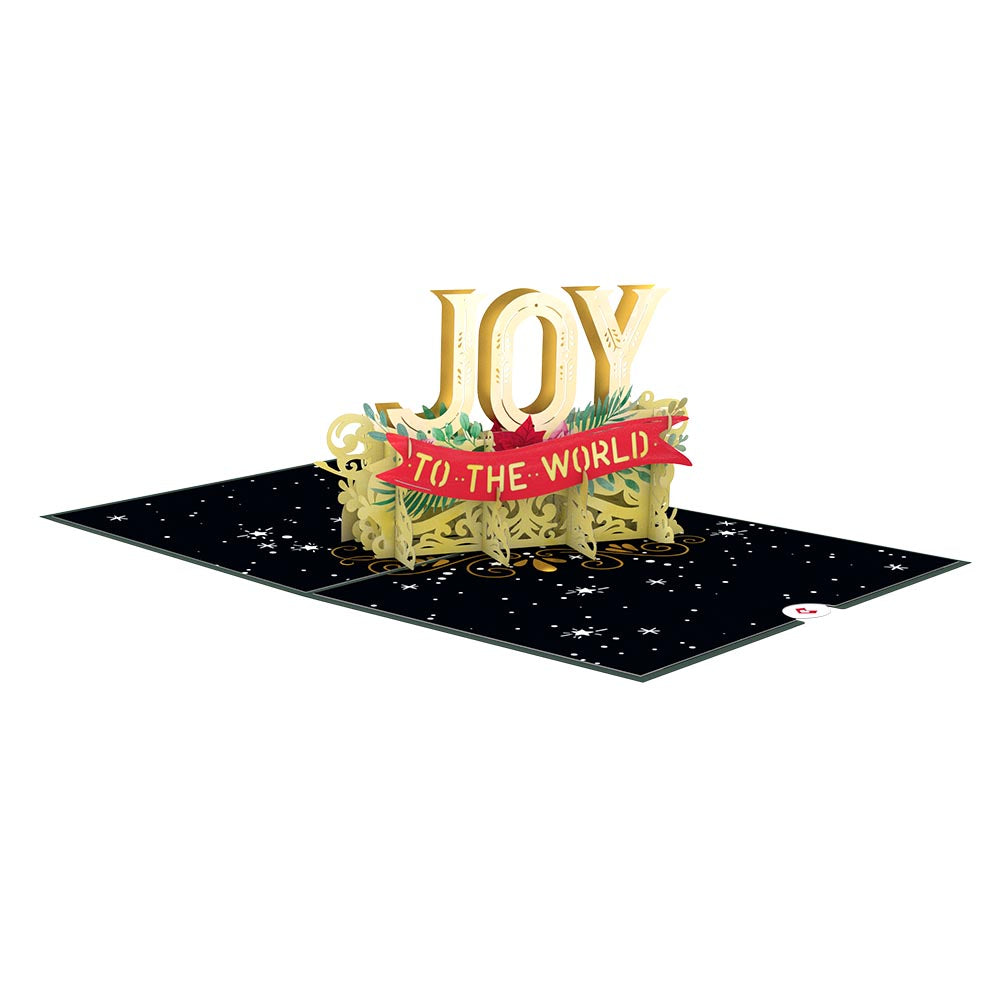 Joy to the World Pop-Up Card、mySite、solidvoid