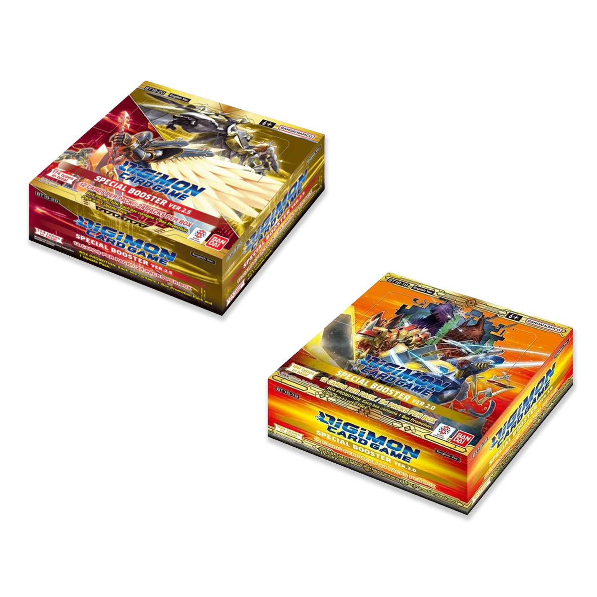 Digimon TCG: Special Booster Display Combo: Version 2.0 + Version 2.5、mySite、waistdrama
