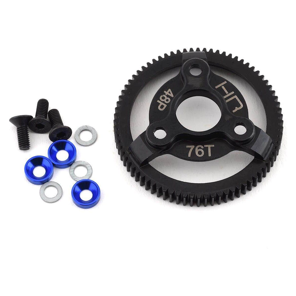  HRASTE876, Hot Racing Traxxas 48P Hardened Steel Spur Gear (76T)、mySite、merchandisen