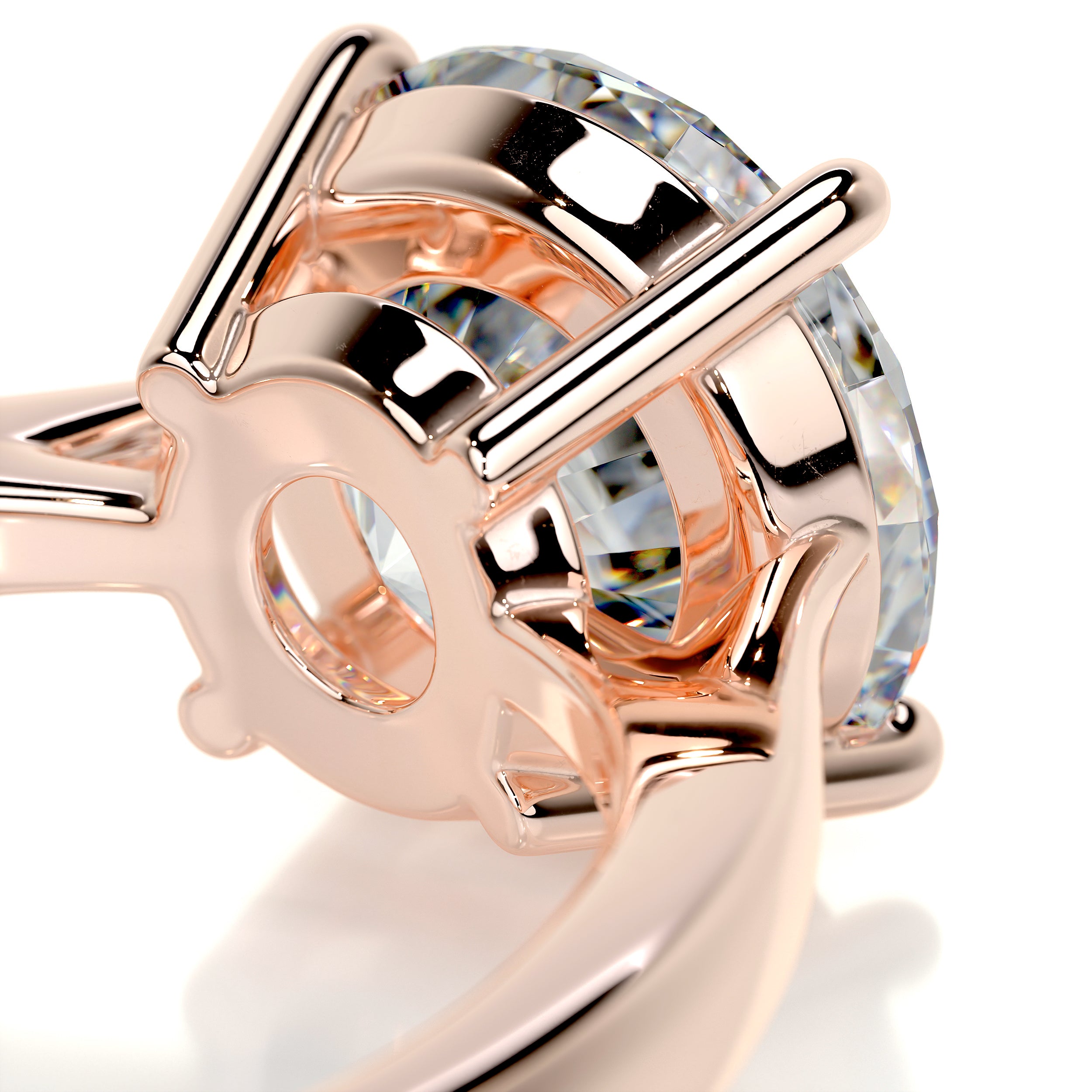 Kate Moissanite Ring -14K Rose Gold、mySite、hinf8tx79