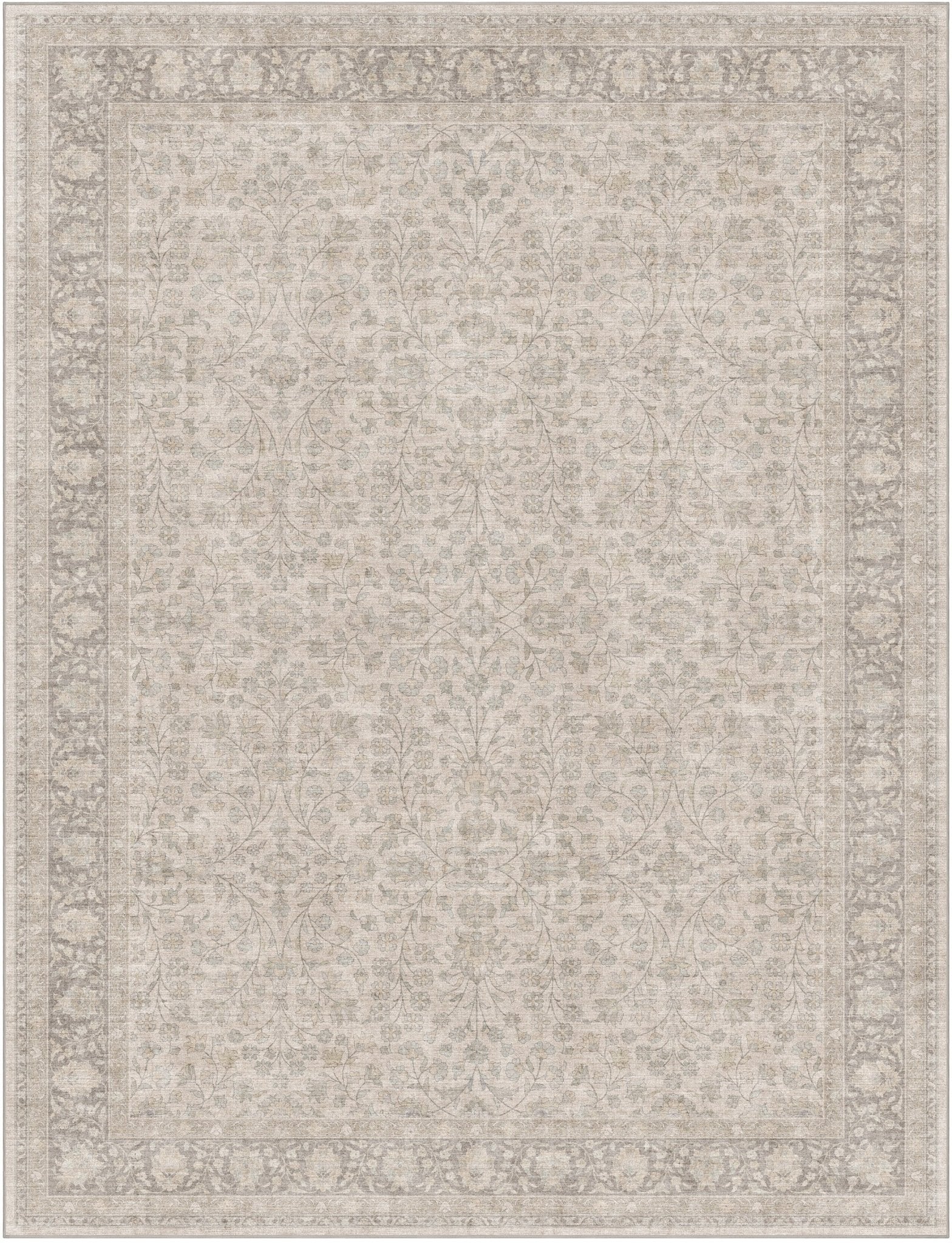 Madrid Beige Floral Rug – Bold Pattern Easy to Clean、mySite、gigharbornorthrealestate