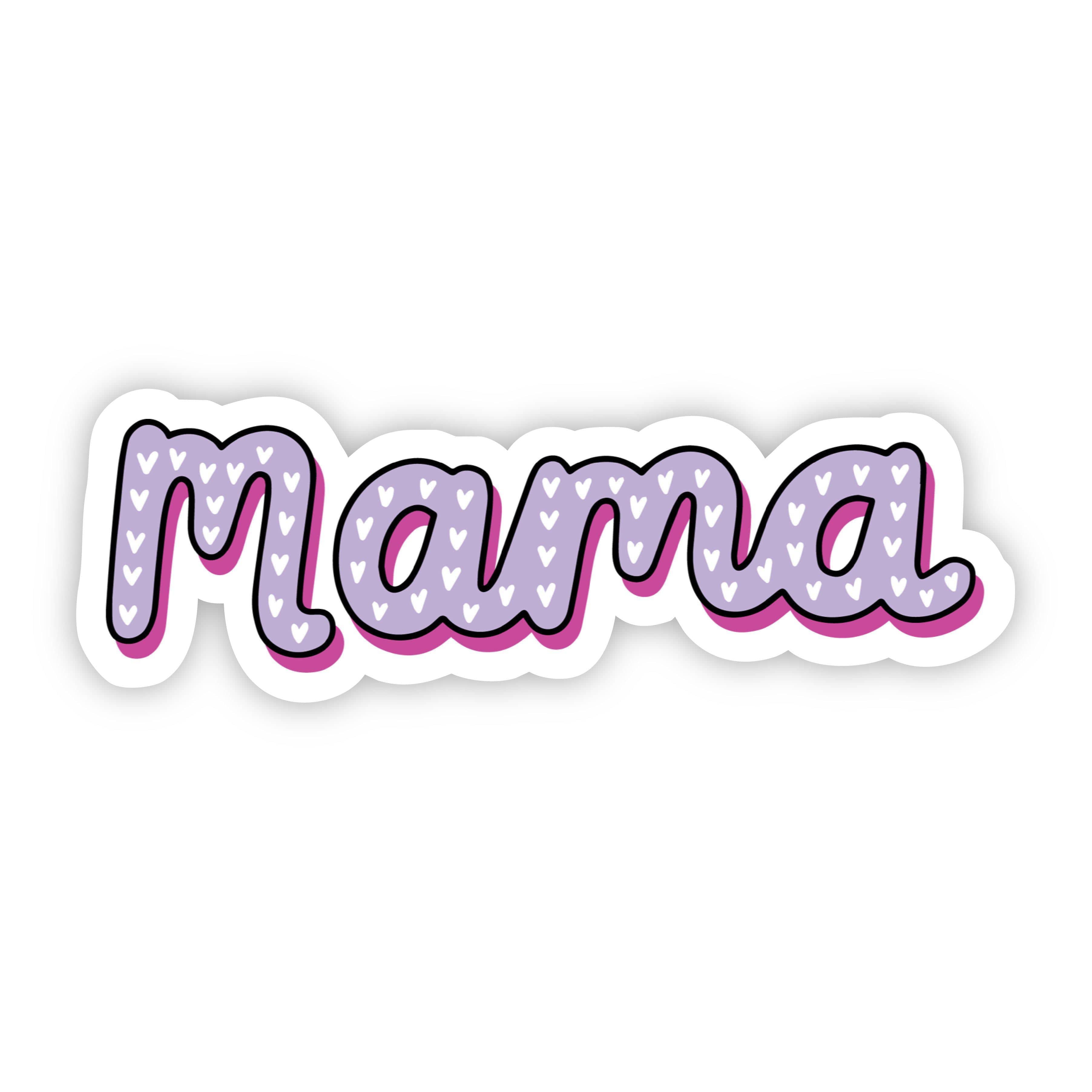  Mama Purple Mini Hearts Sticker、mySite、elrpsem3k