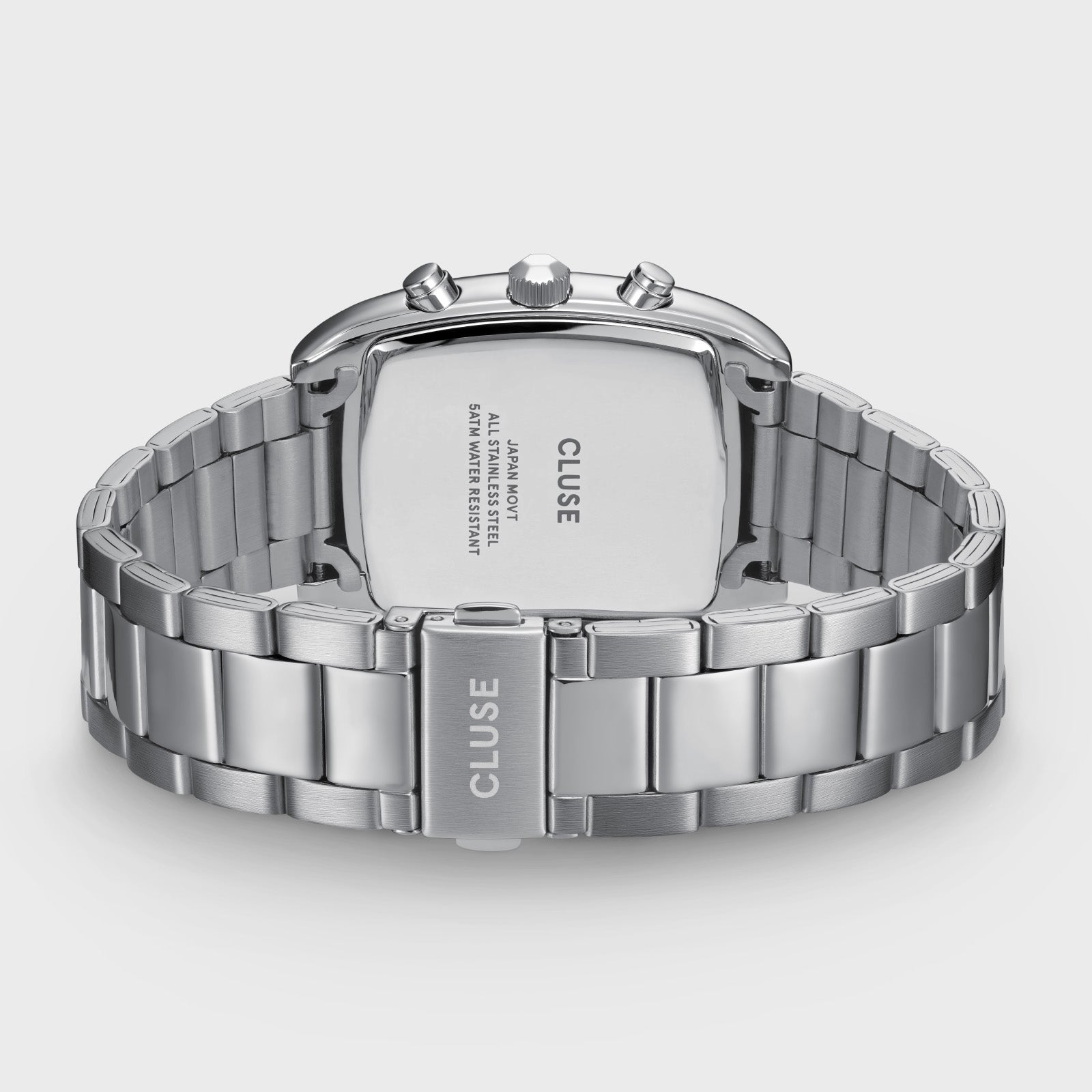 Quartaut Chrono Watch Steel, Blue and Black, Silver Colour、mySite、botmansion