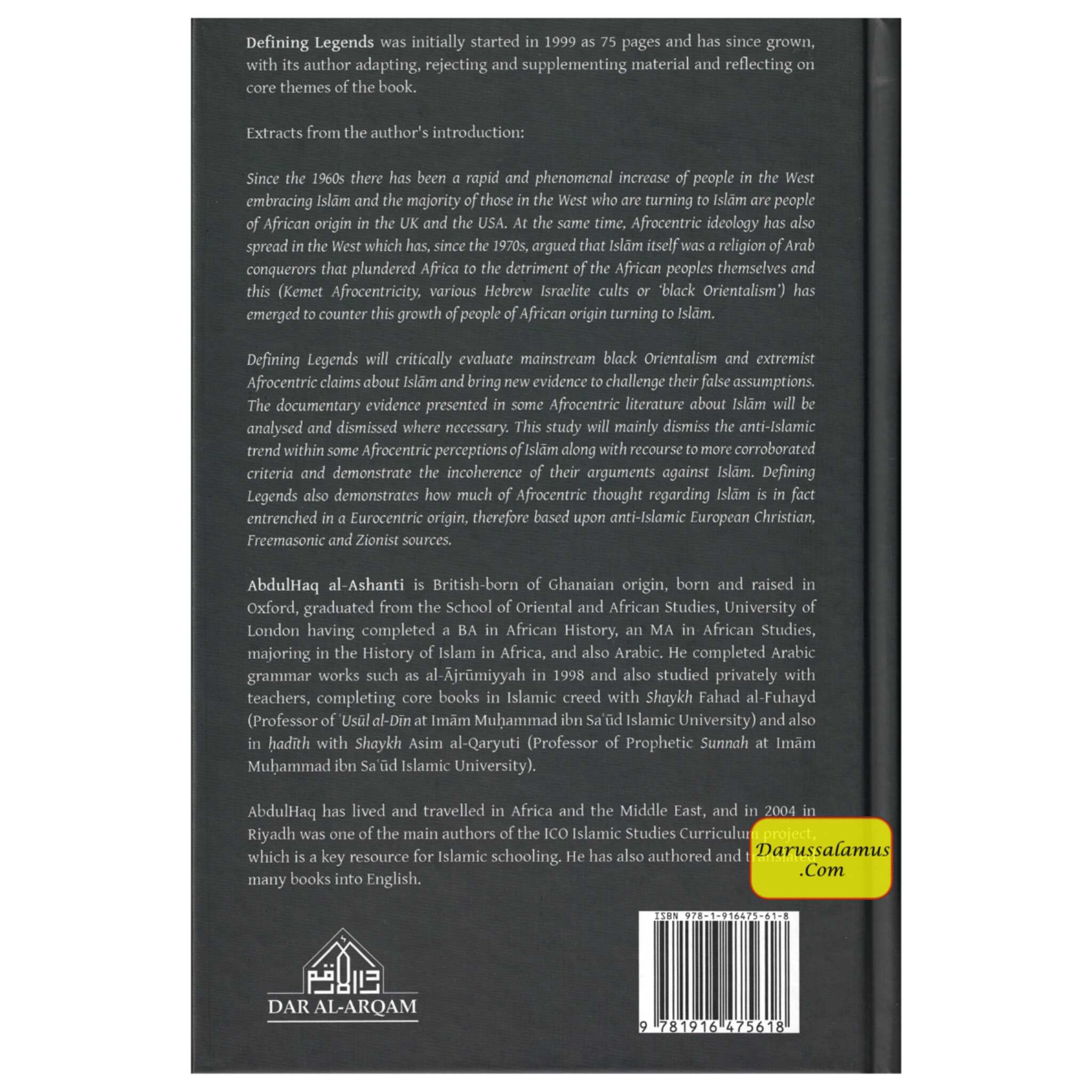 Defining Legends-An Analysis of Afrocentric Writings Against Islam By Abdulhaq Al-Ashanti、mySite、topwebapps
