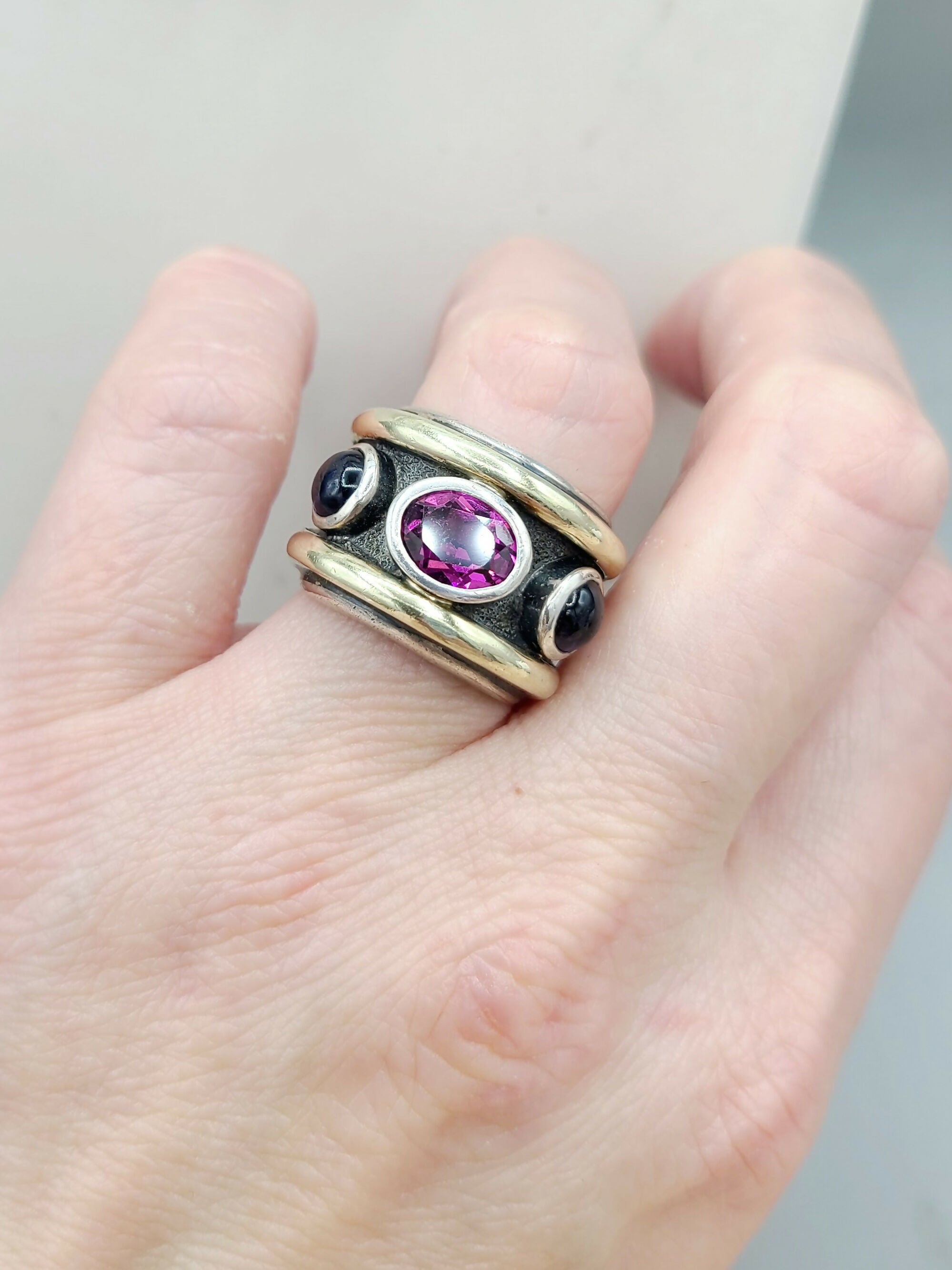 David Yurman Renaissance Ring Pink Tourmaline & Iolite、mySite、hinf8tx79