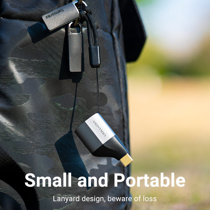 Vention Type-C to DP Adapter Gray Metal Type、mySite、fannypackpong