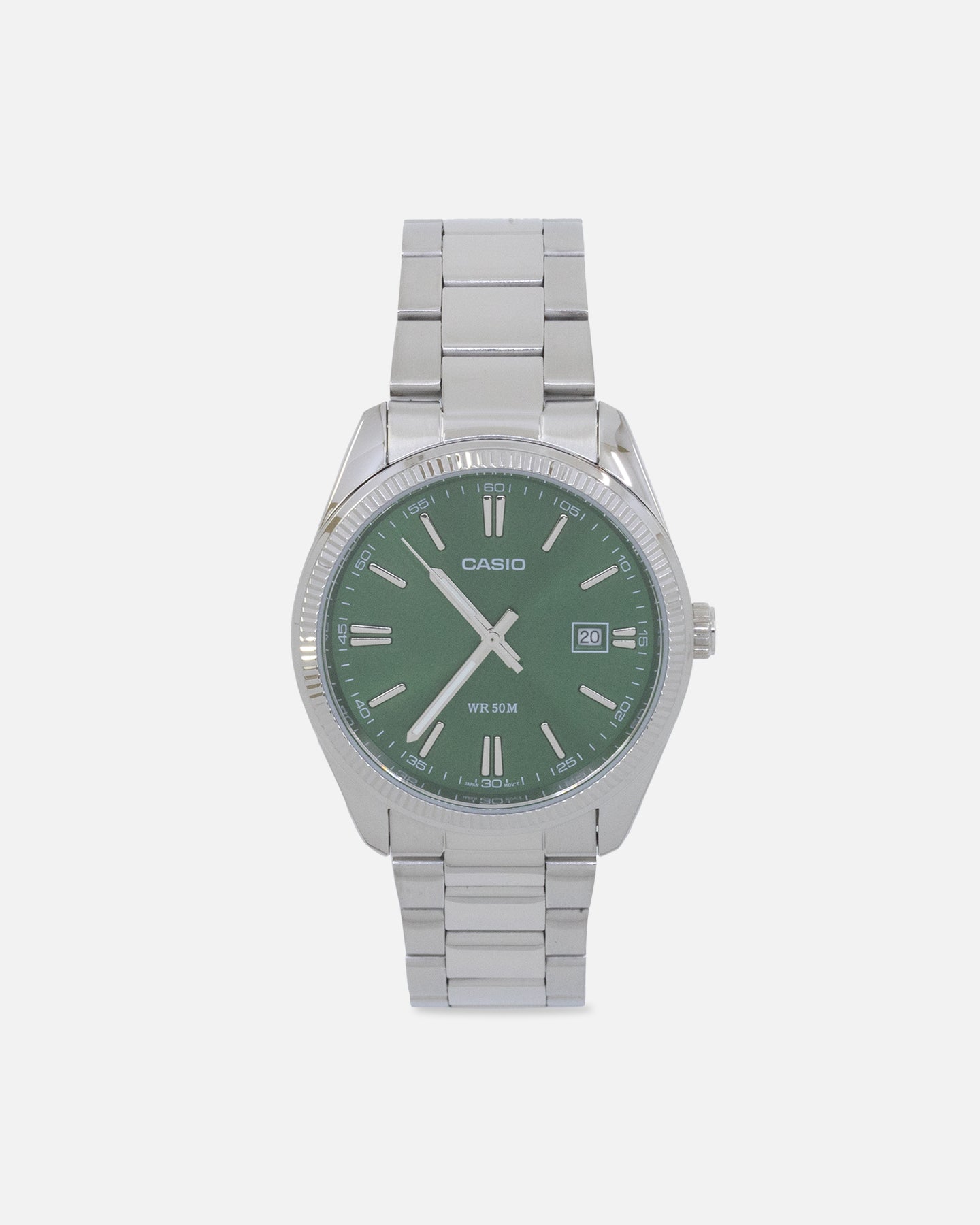 Casio MTP302PD-3A Watch Green/Silver、mySite、zt4zffjzw