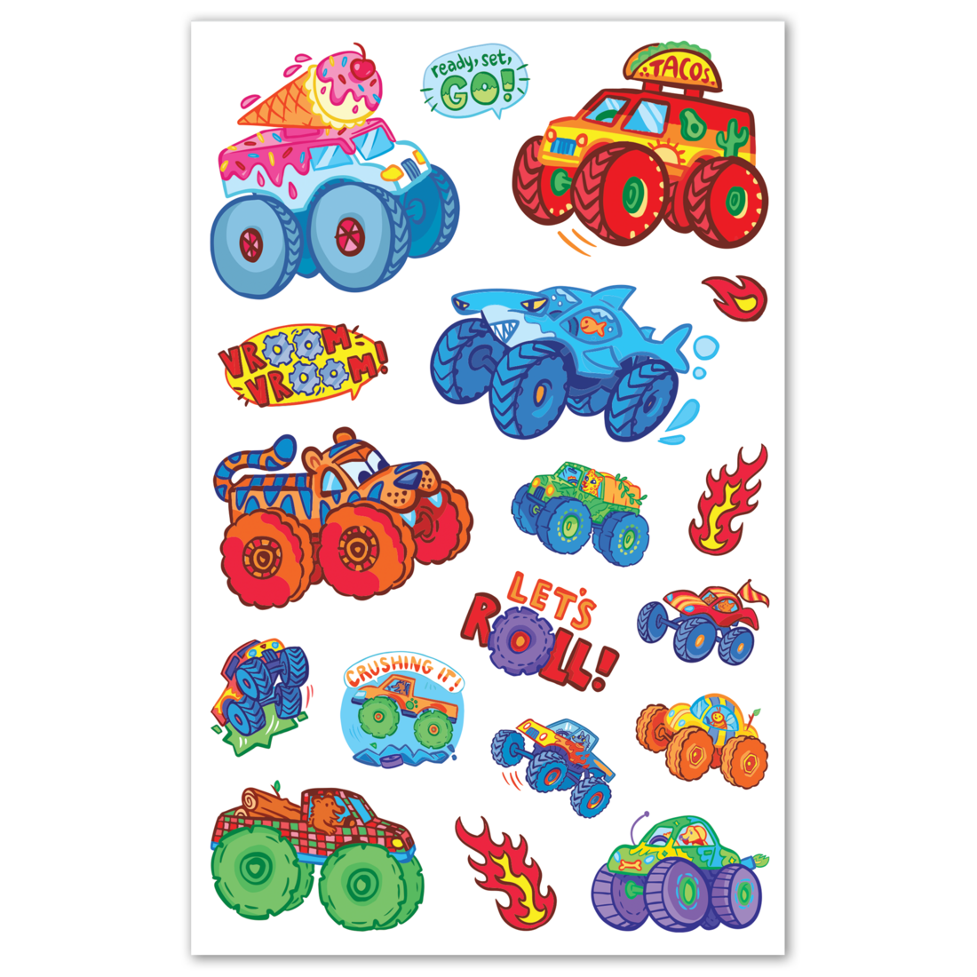  Monster Truck Stickers、mySite、ghnorth