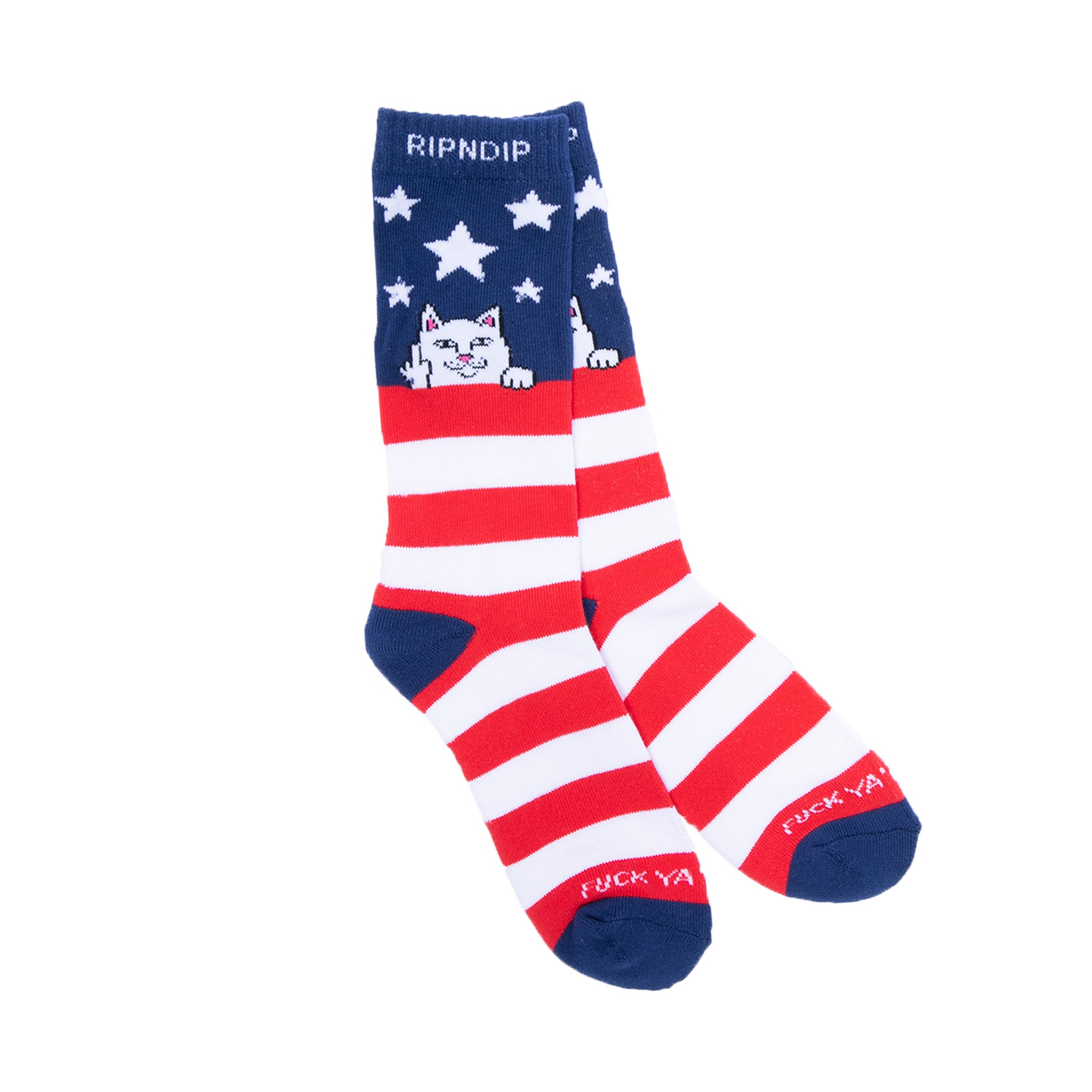  Fuck Ya Merca Socks (Red/White/Blue)、mySite、merchandisen