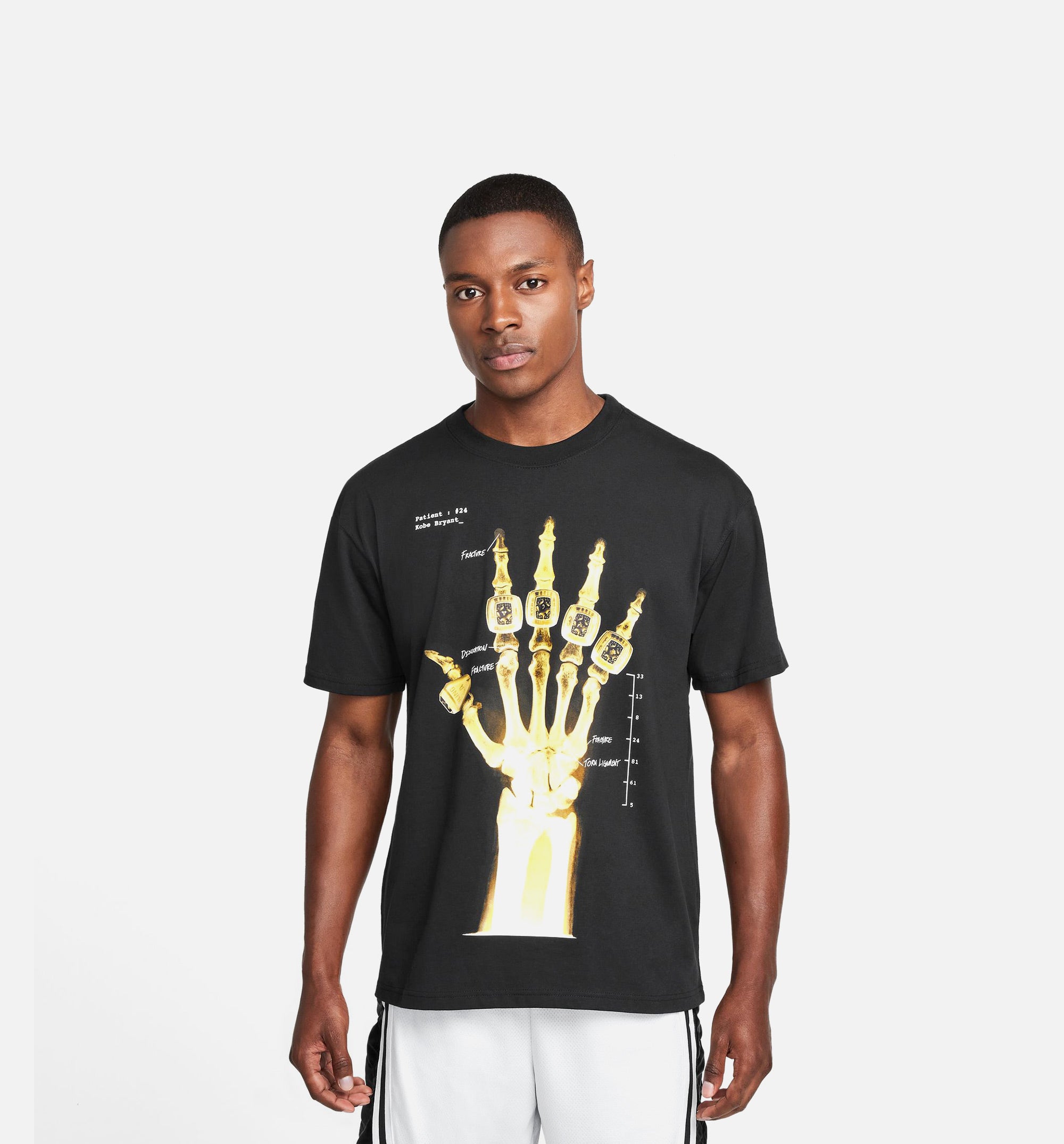 Kobe Broken Not Beaten Mens Short Sleeve Shirt - Black/Gold、mySite、dreamappss