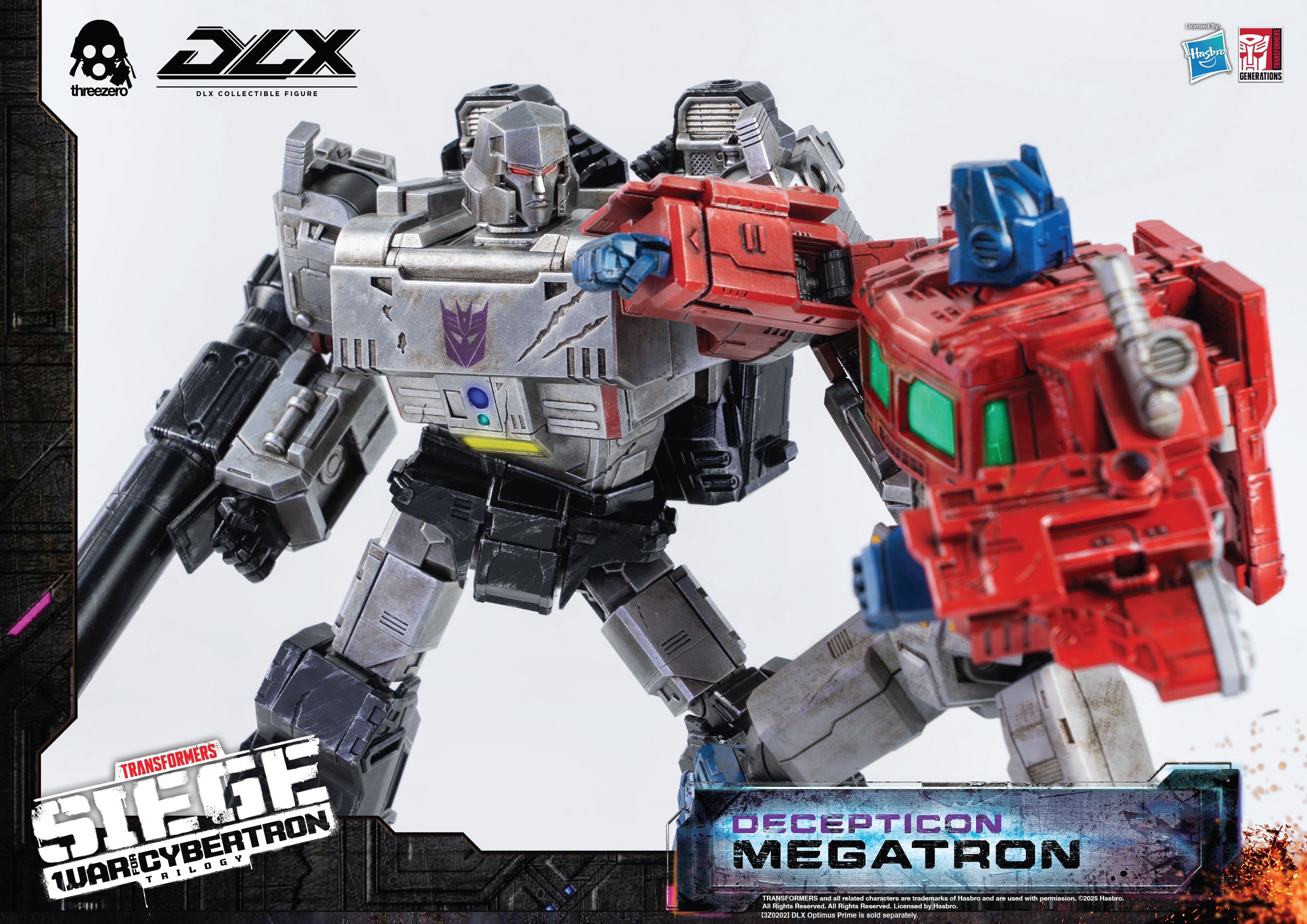Threezero Transformers: War for Cybertron Trilogy DLX Megatron、mySite、hgirdovlk