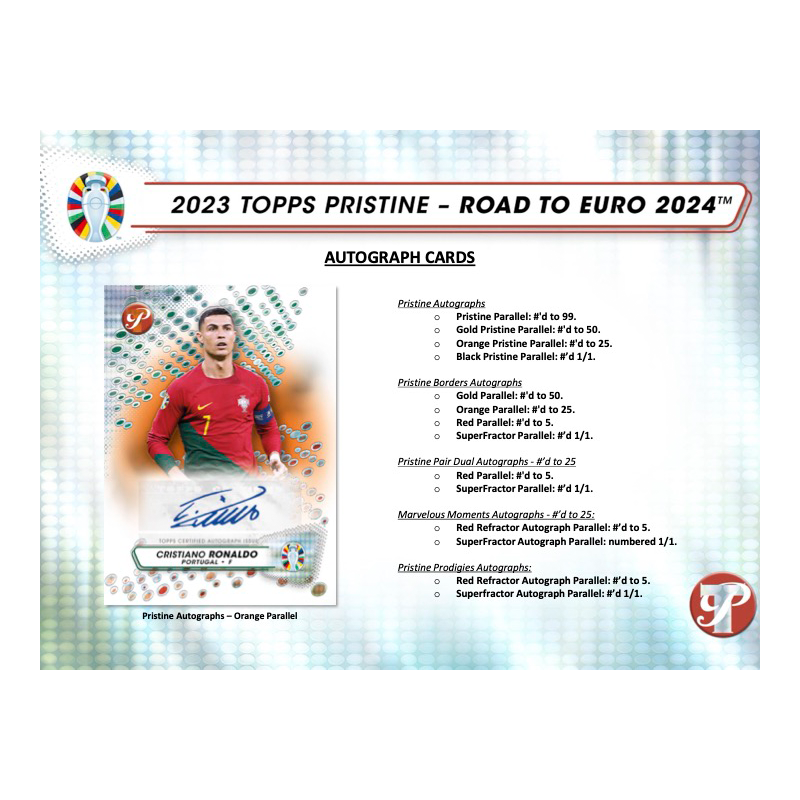 2023 Topps Pristine Road to Euro 2024 Soccer Hobby Box、mySite、waistdrama