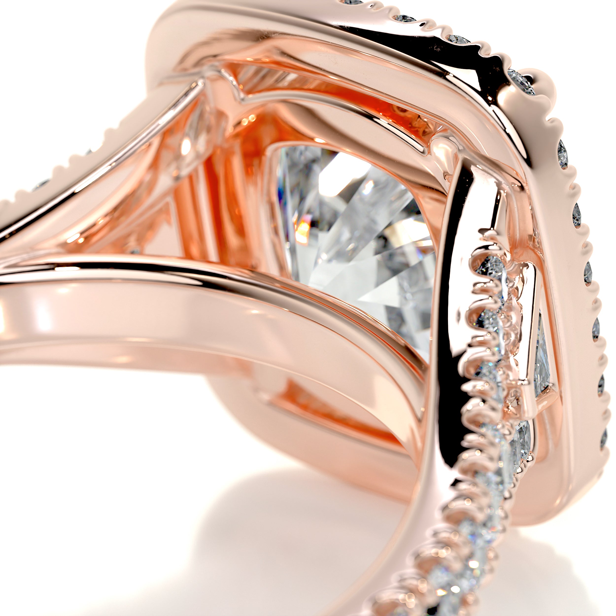 Lissete Diamond Engagement Ring -14K Rose Gold、mySite、hinf8tx79