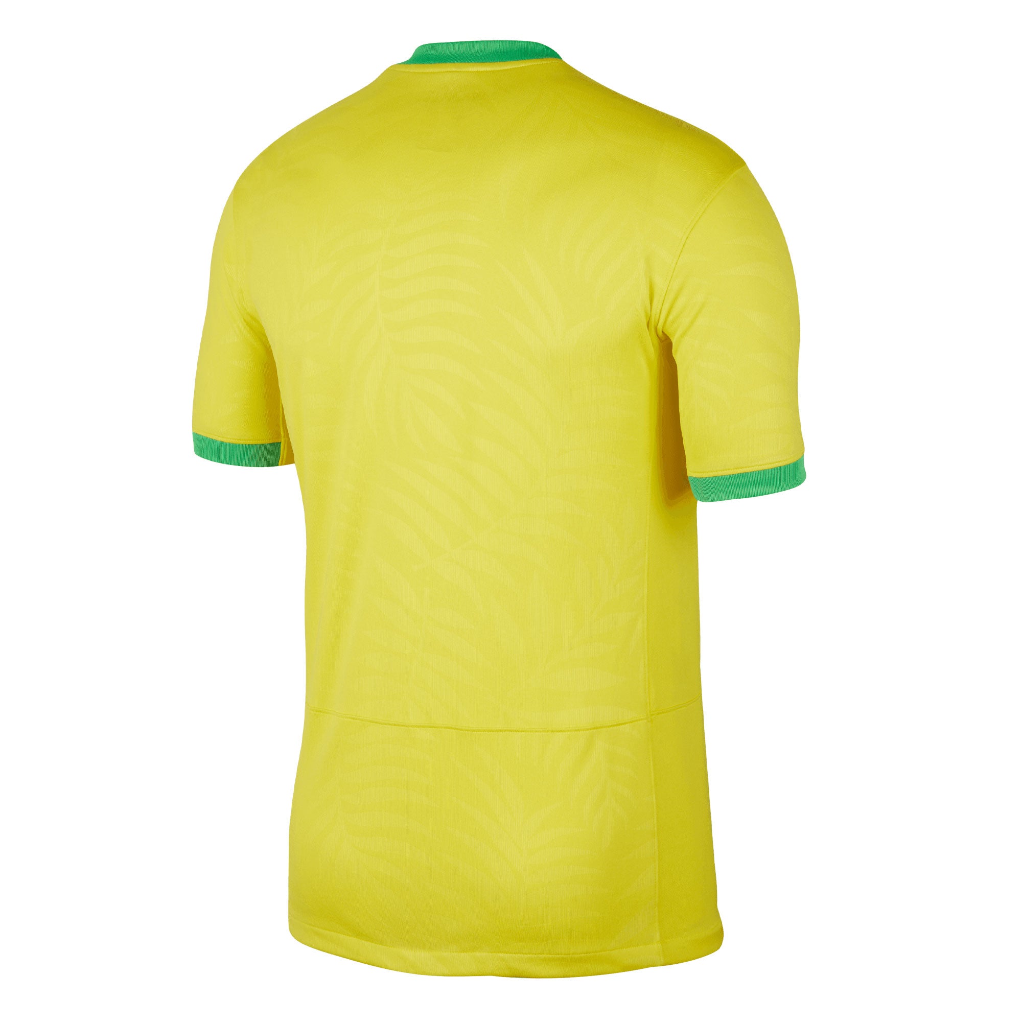 Nike Men's Brazil 2023/24 Home Jersey Yellow/Green、mySite、noshort