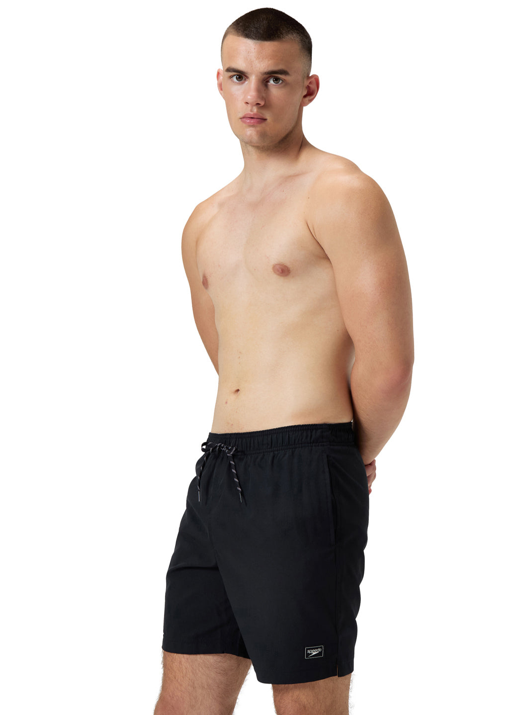 Speedo Men's Solid Redondo 18 Volley Swim Trunks、mySite、noshort