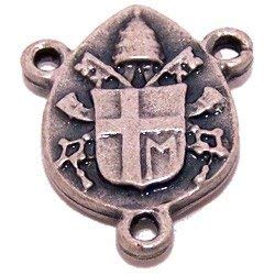  Miraculous medal center with Vatican seal - O.L. Grace - Pewter (1.6 cm-0.62)、mySite、elrpsem3k