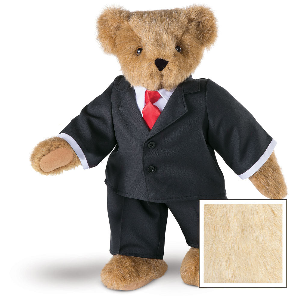 15 In. Business Bear, Black Suit、mySite、g9winljtr