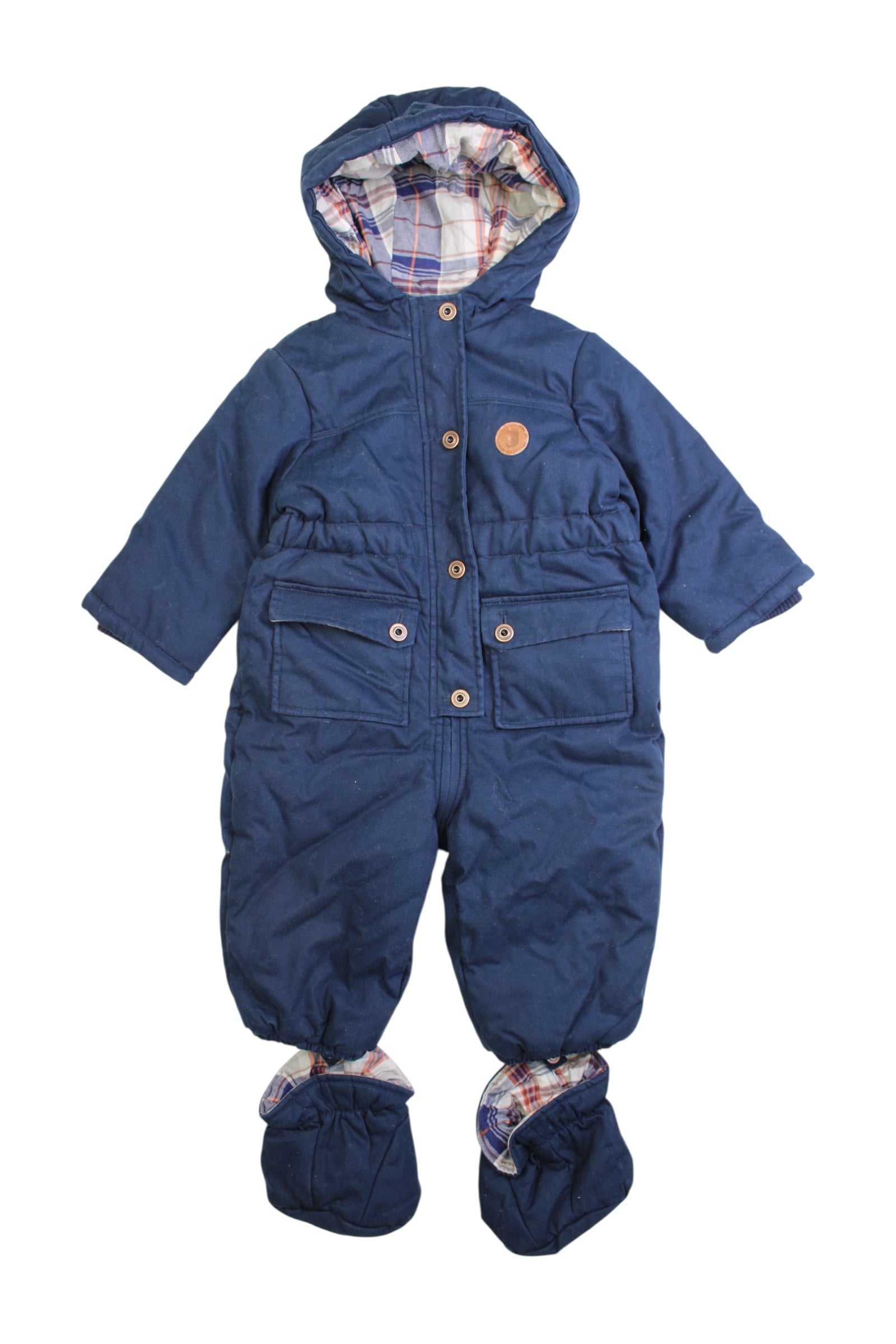 Jacadi Hooded Snowsuit With Booties 12-18M、mySite、g9winljtr