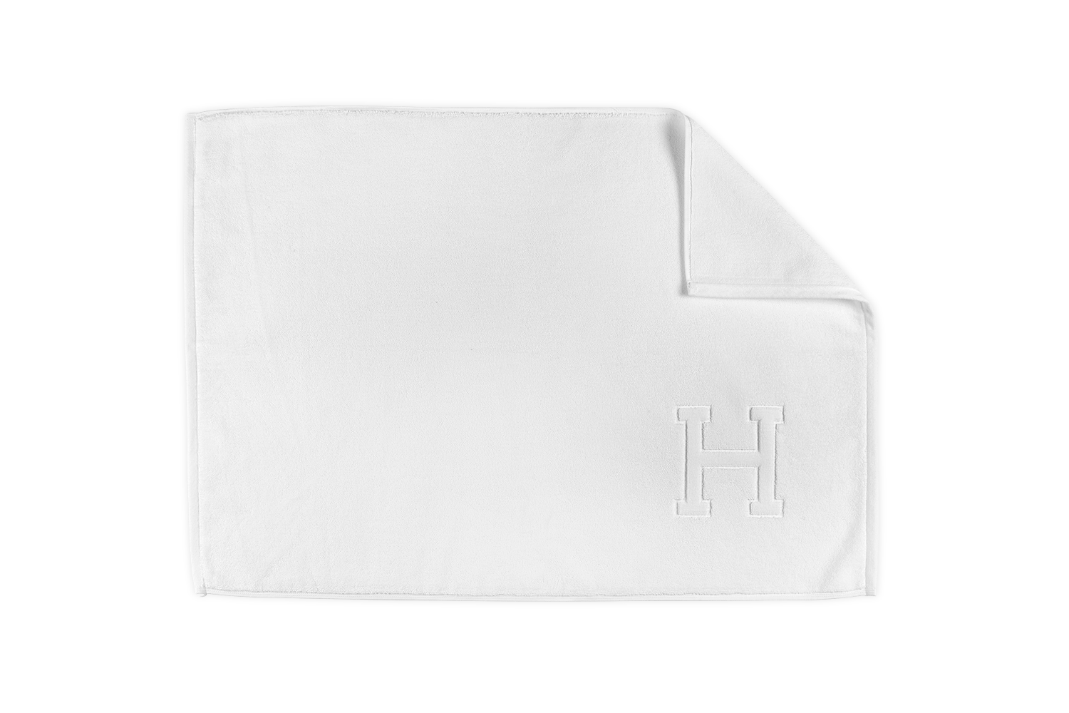  Matouk Auberge Monogrammed Bath Mat、mySite、elrpsem3k