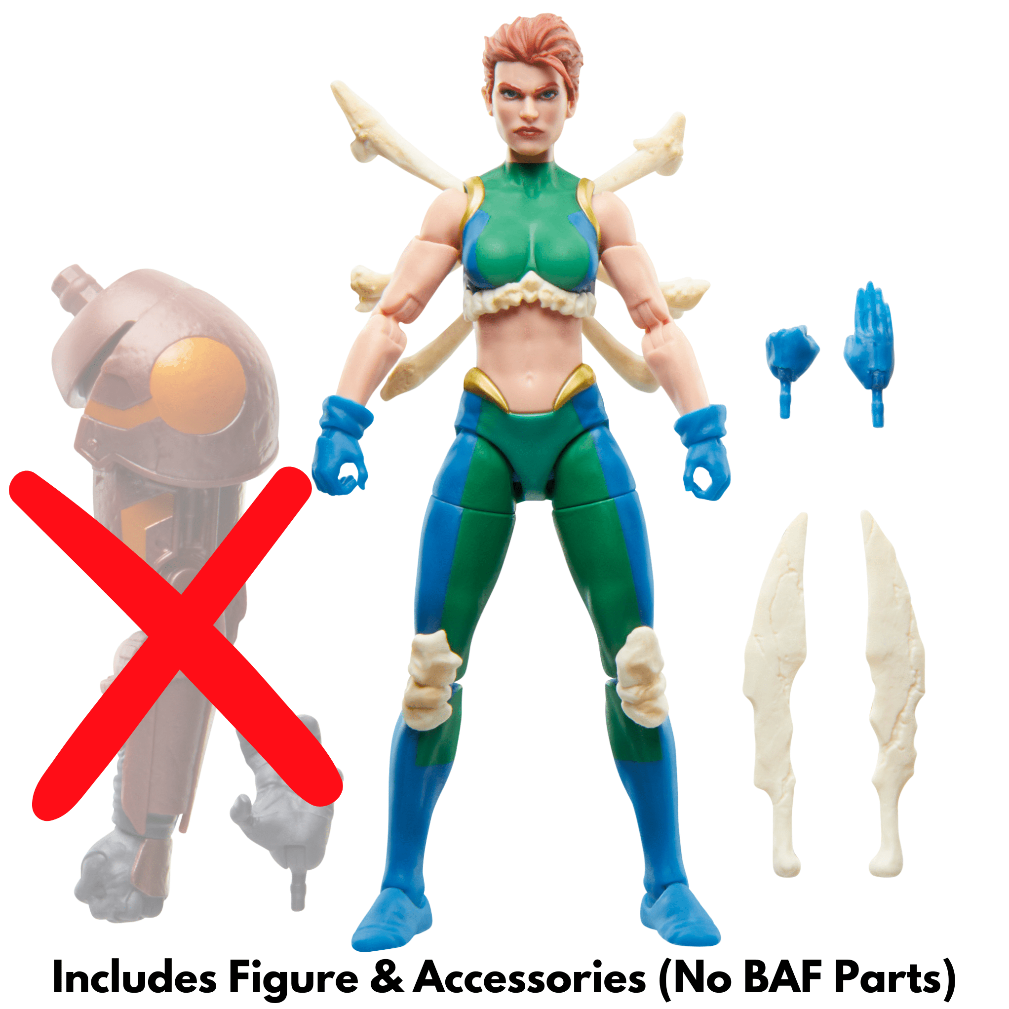 Marvel Legends Series Marrow LOOSE (No BAF Parts)、mySite、hgirdovlk