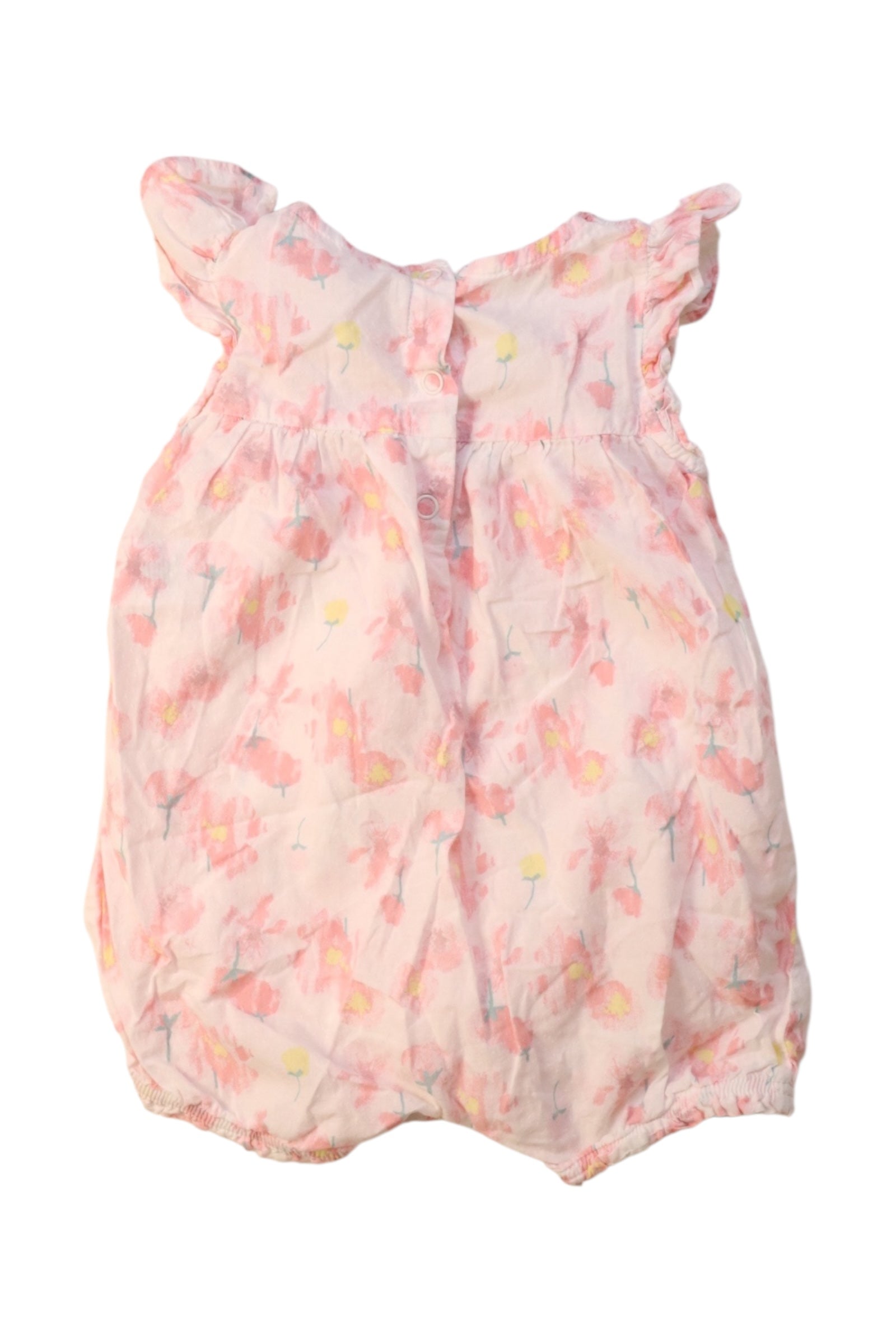 Petit Bateau Floral Ruffle Romper 6-12M、mySite、g9winljtr