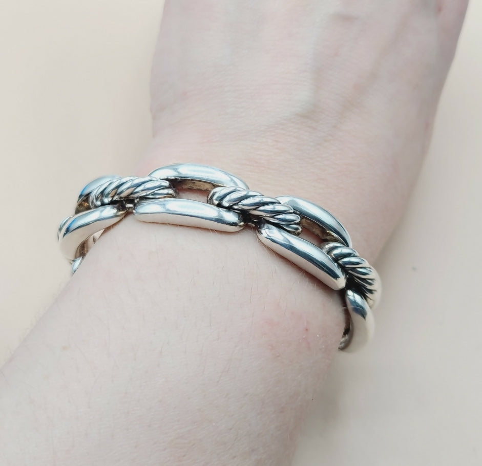 David Yurman Wellesley Chain Link Cuff Bracelet、mySite、hinf8tx79