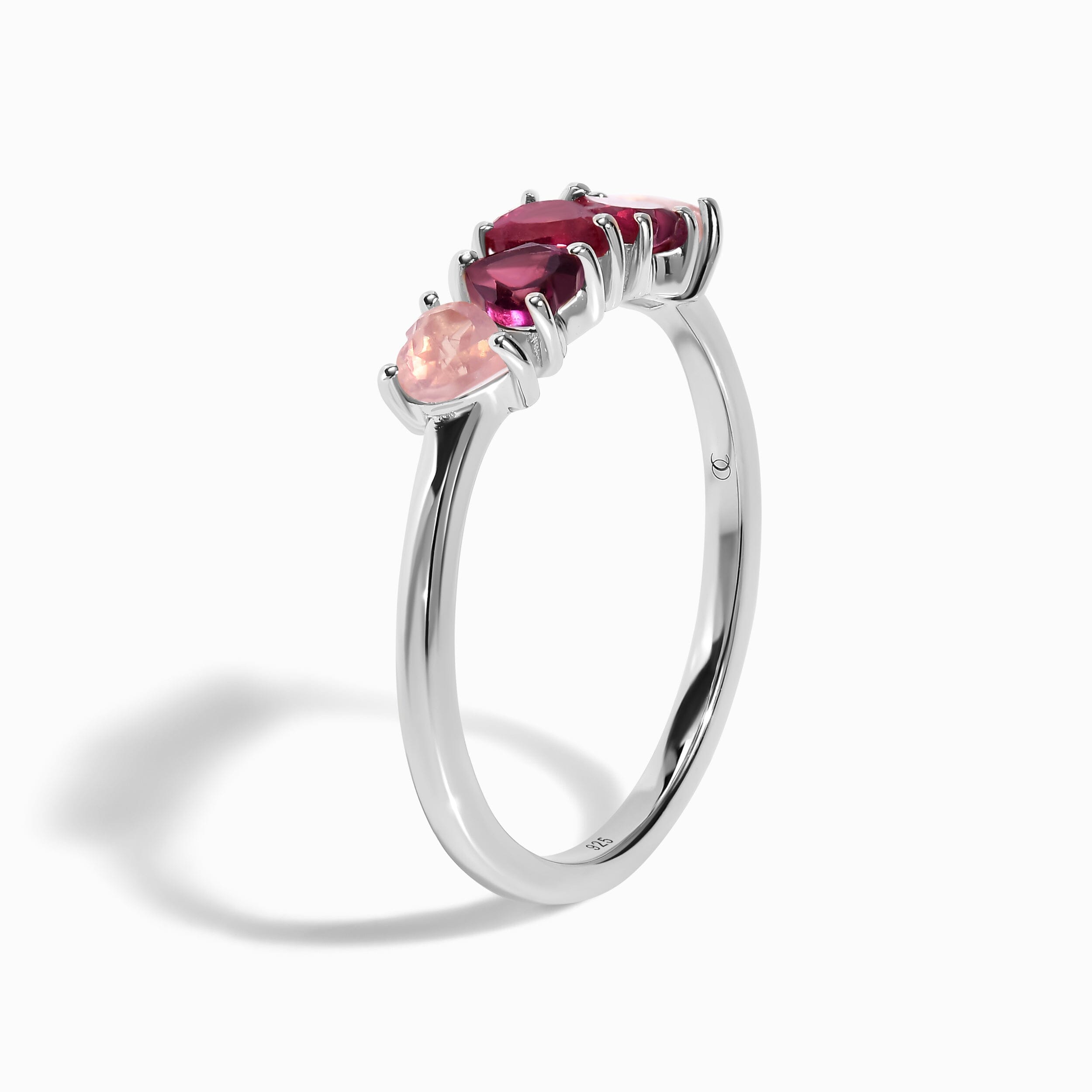 Rose Quartz Rhodolite Ring - Crush On You、mySite、hinf8tx79