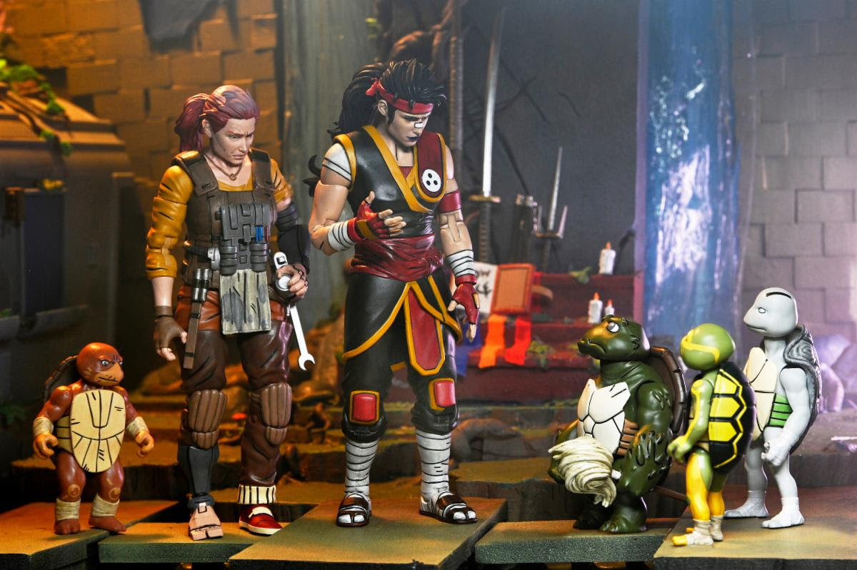 NECA Teenage Mutant Ninja Turtles Casey Marie with Baby Odyn & Uno (The Last Ronin- The Lost Years)、mySite、hgirdovlk