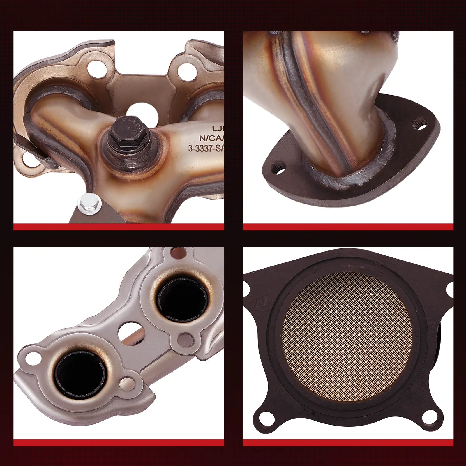 Front Exhaust Manifold Catalytic Converter For 2002-2006 Toyota Camry Lexus ES300 V6 3.0L、mySite、nflplayoffbracketp