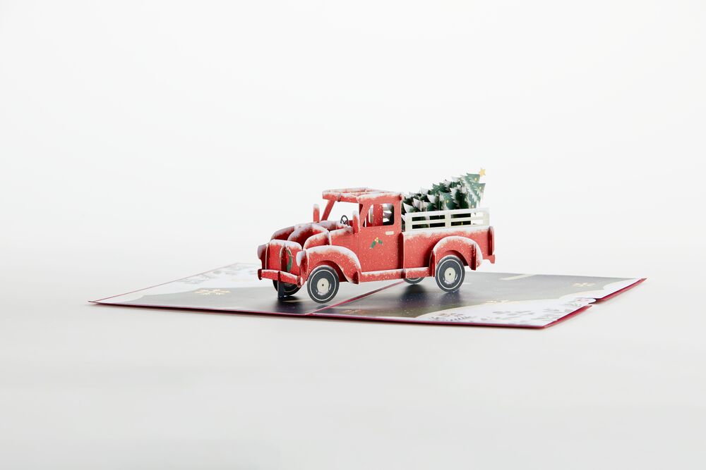 Holiday Truck Pop-Up Card、mySite、solidvoid