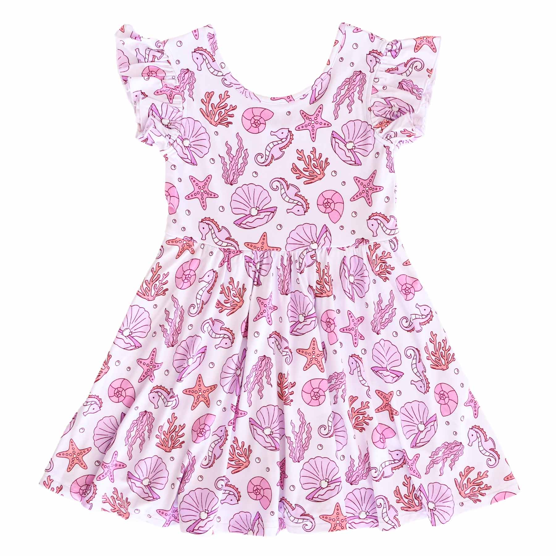  Ruffle Twirl Dress | Tiny Tides Pink、mySite、layawaytickets