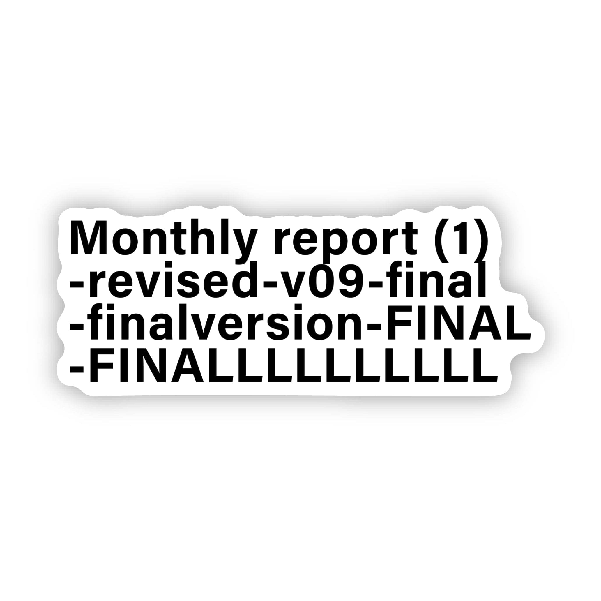  Monthly Report Final Document Name Funny Work Sticker、mySite、ghnorth