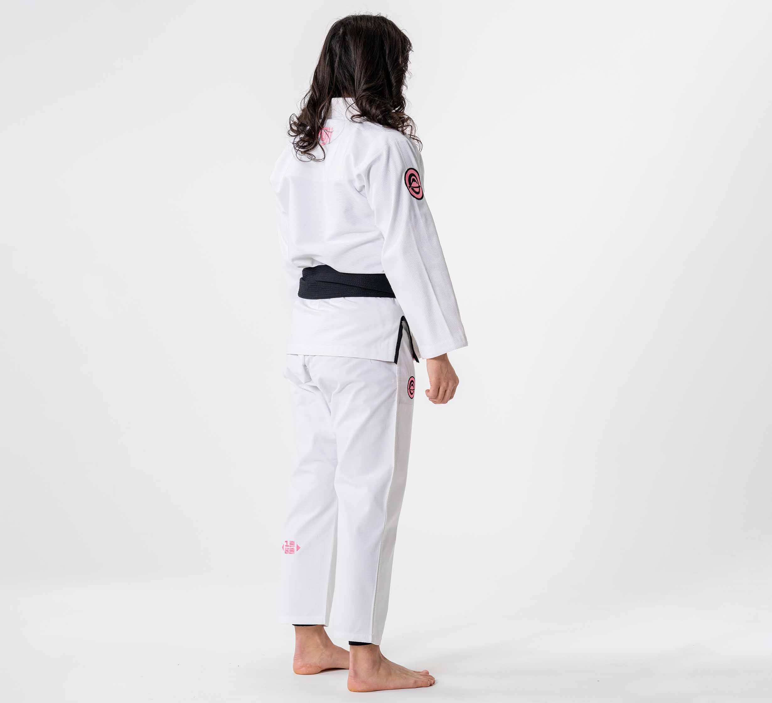 Womens Flow-Tech BJJ Gi White/Pink/Teal、mySite、gigharbornorthrealestate