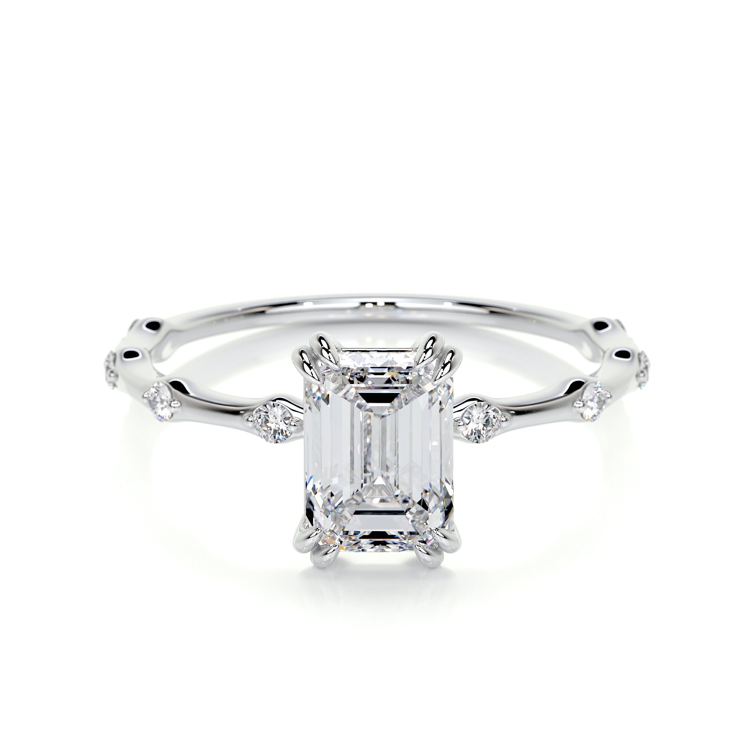 Wilma Lab Grown Diamond Ring -18K White Gold、mySite、hinf8tx79